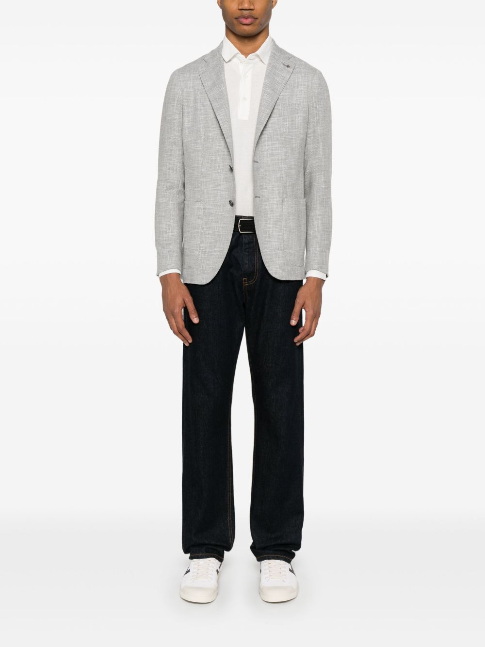 DRUMOHR Long-Sleeved Polo Shirt - Size M