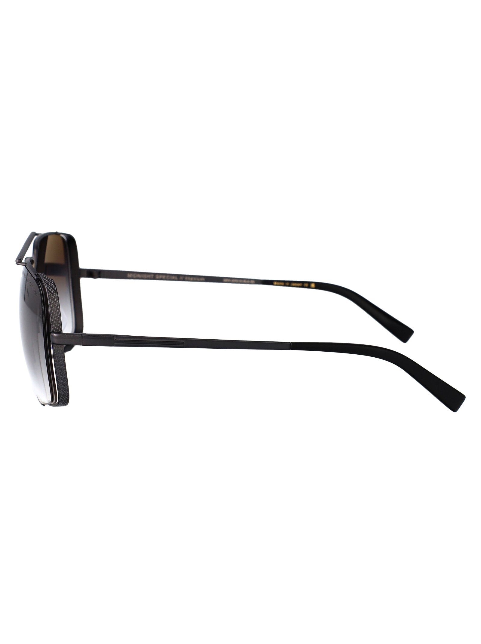 DITA EYEWEAR Iron Frame Gradient Oval Sunglasses