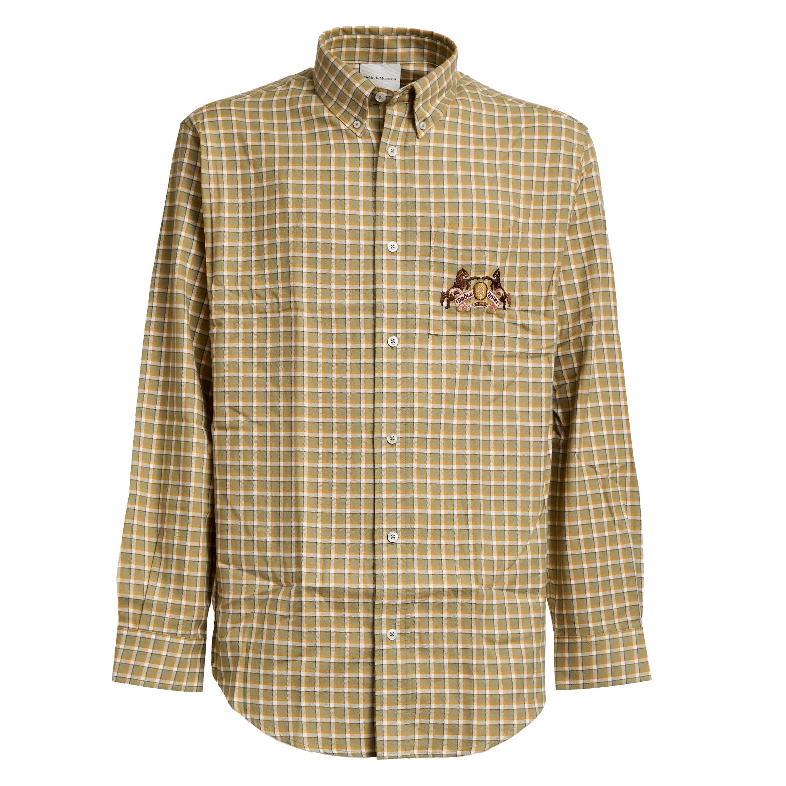 DRÔLE DE MONSIEUR The Emblème Cheval Regular Fit Shirt