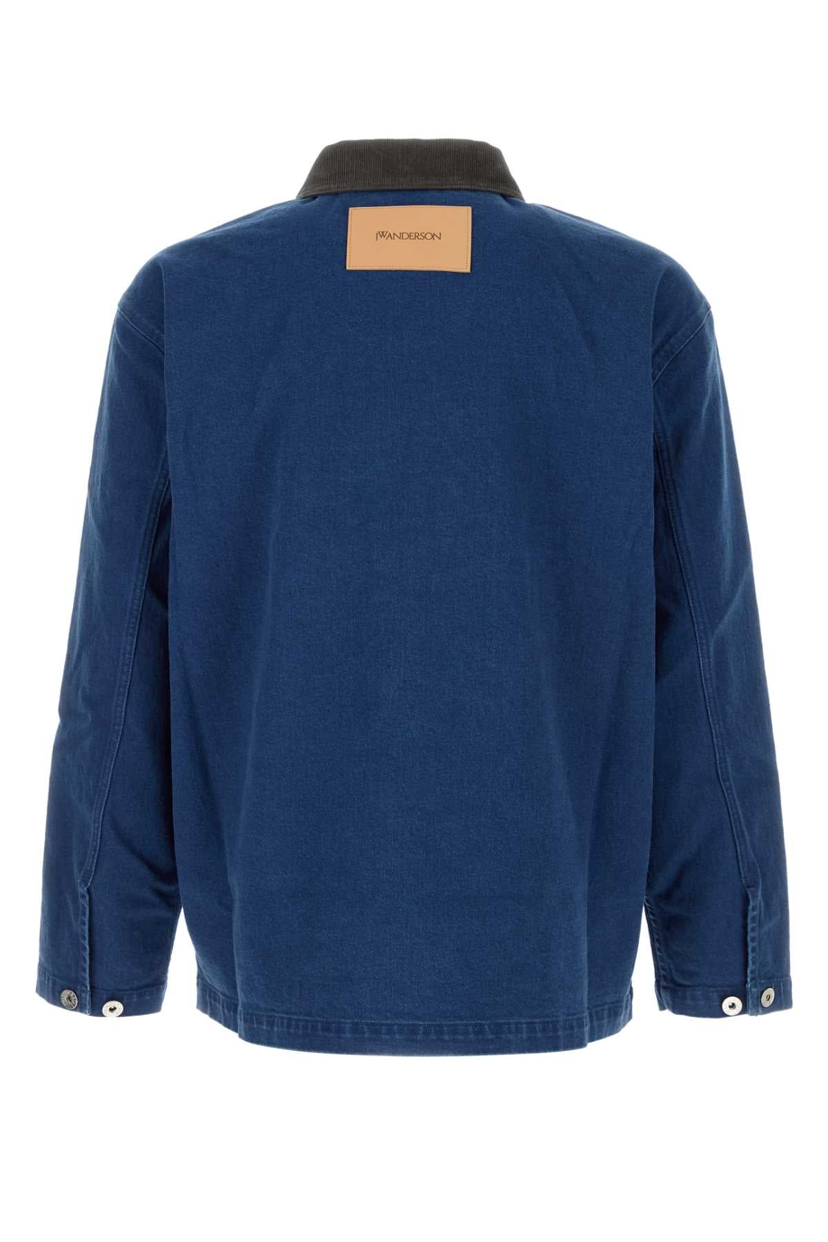 JW ANDERSON Denim Pocket Rugby Shirt