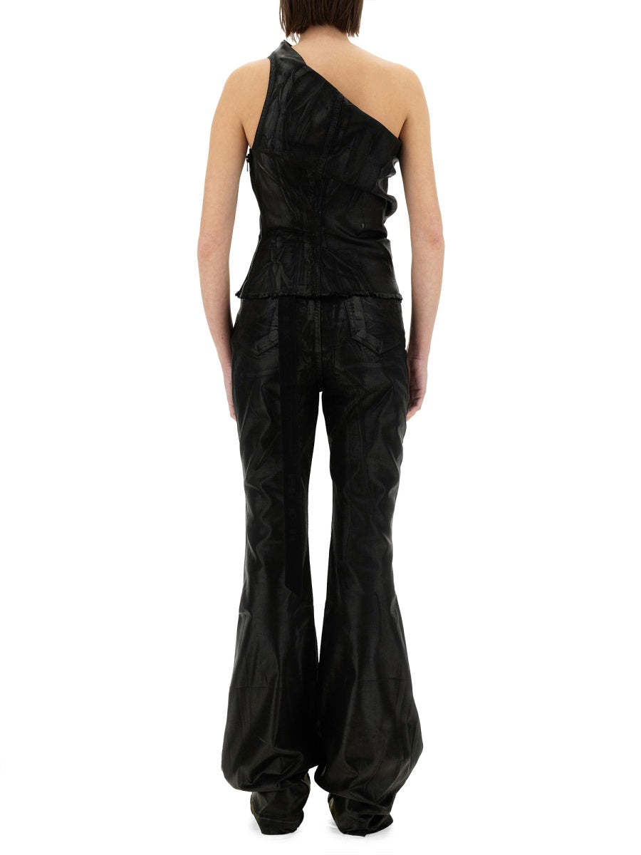 DRKSHDW Slim Fit Mini Cropped Top - Athena