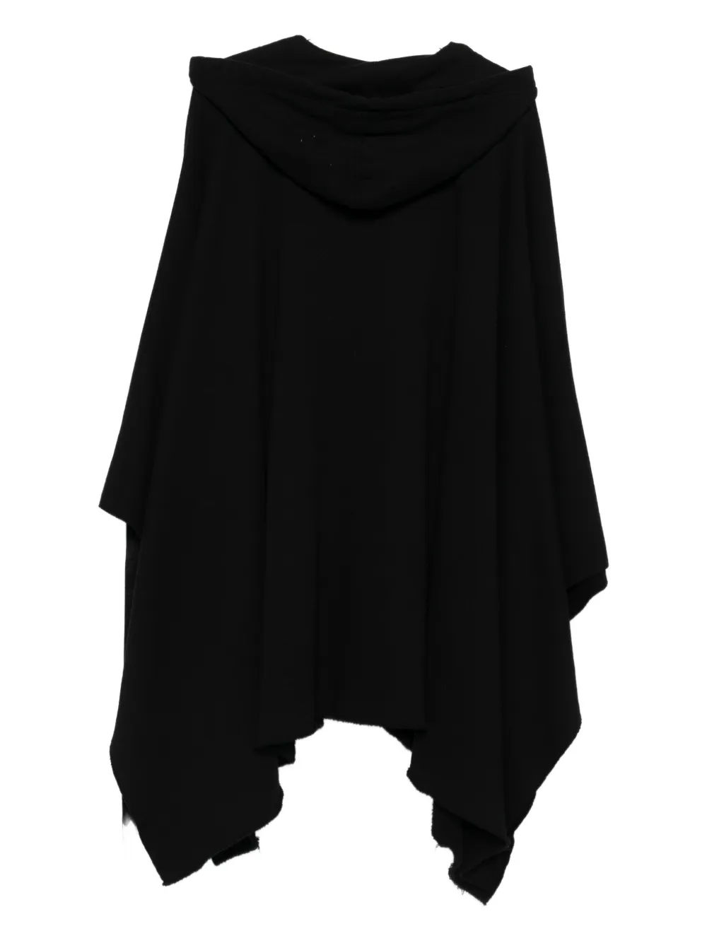 DRKSHDW Fleece Poncho with Drawstring Hood for Women - FW25 Collection