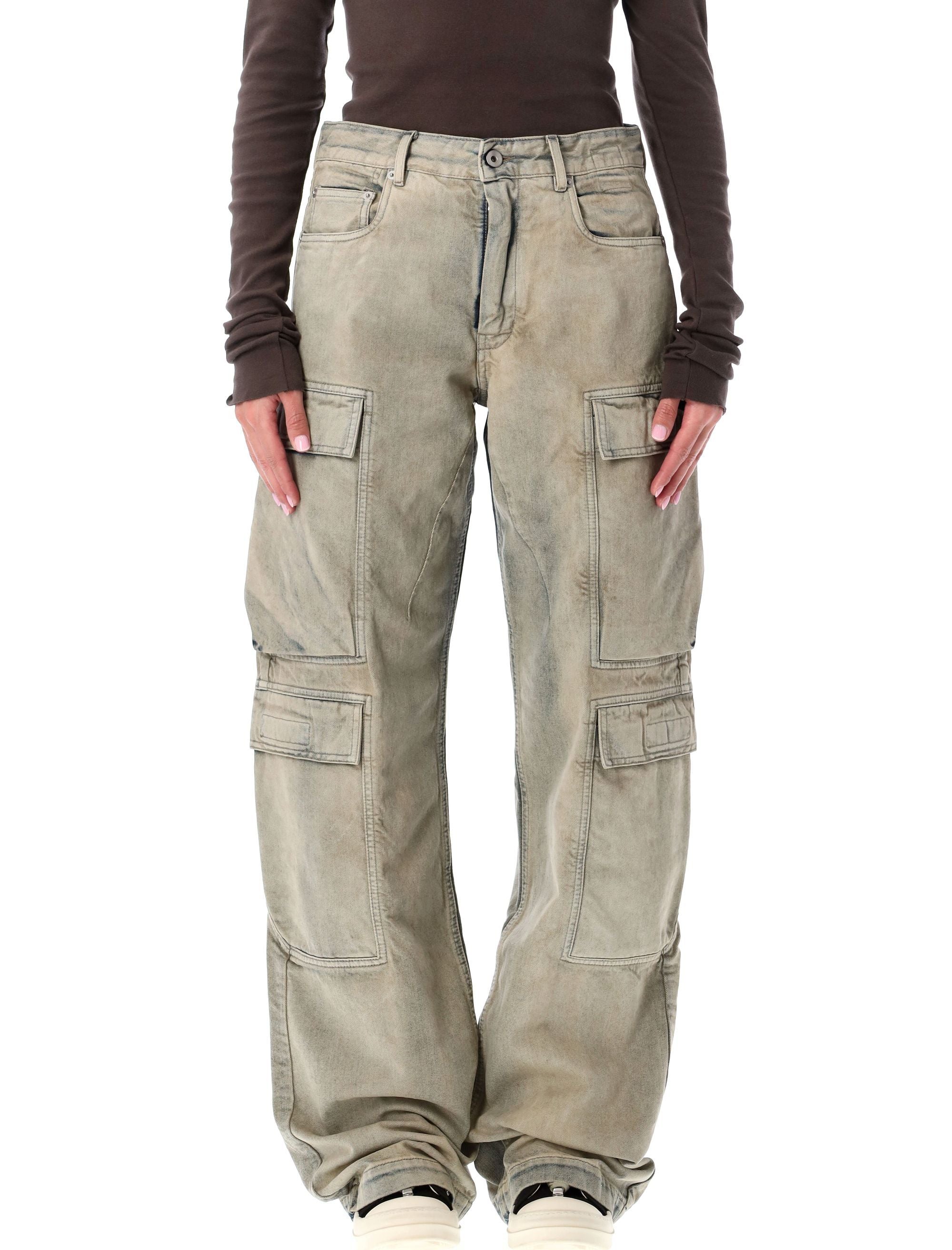 RICK OWENS Faded Cargo Pants - Size 27