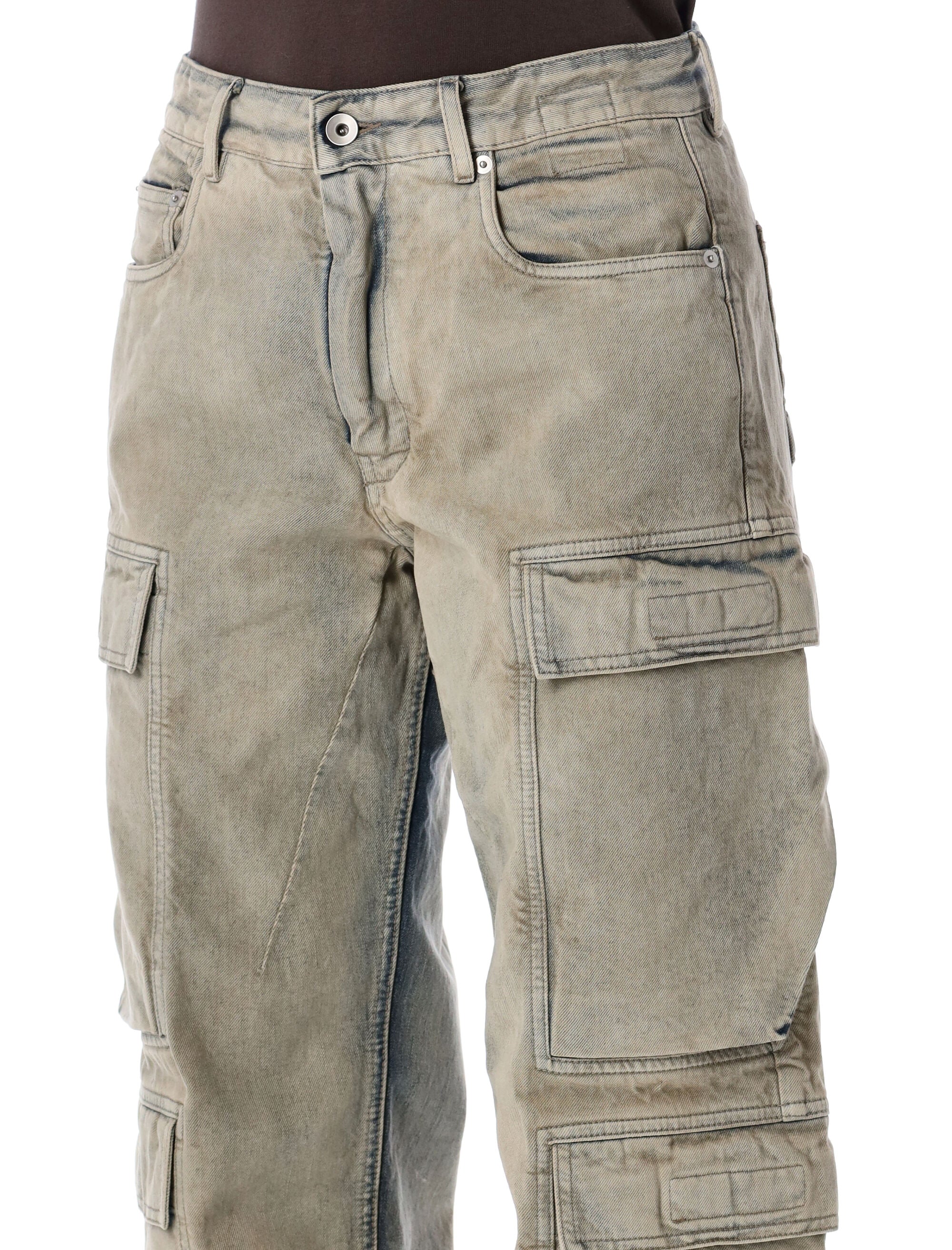 RICK OWENS Faded Cargo Pants - Size 27