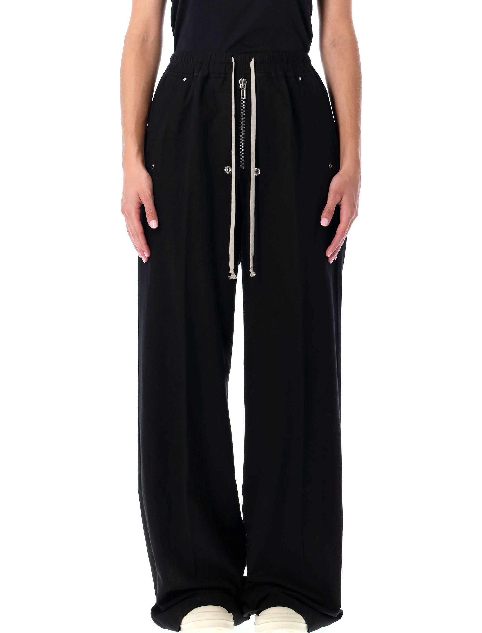 RICK OWENS Avant-Garde High-Waisted Wide Leg Pants