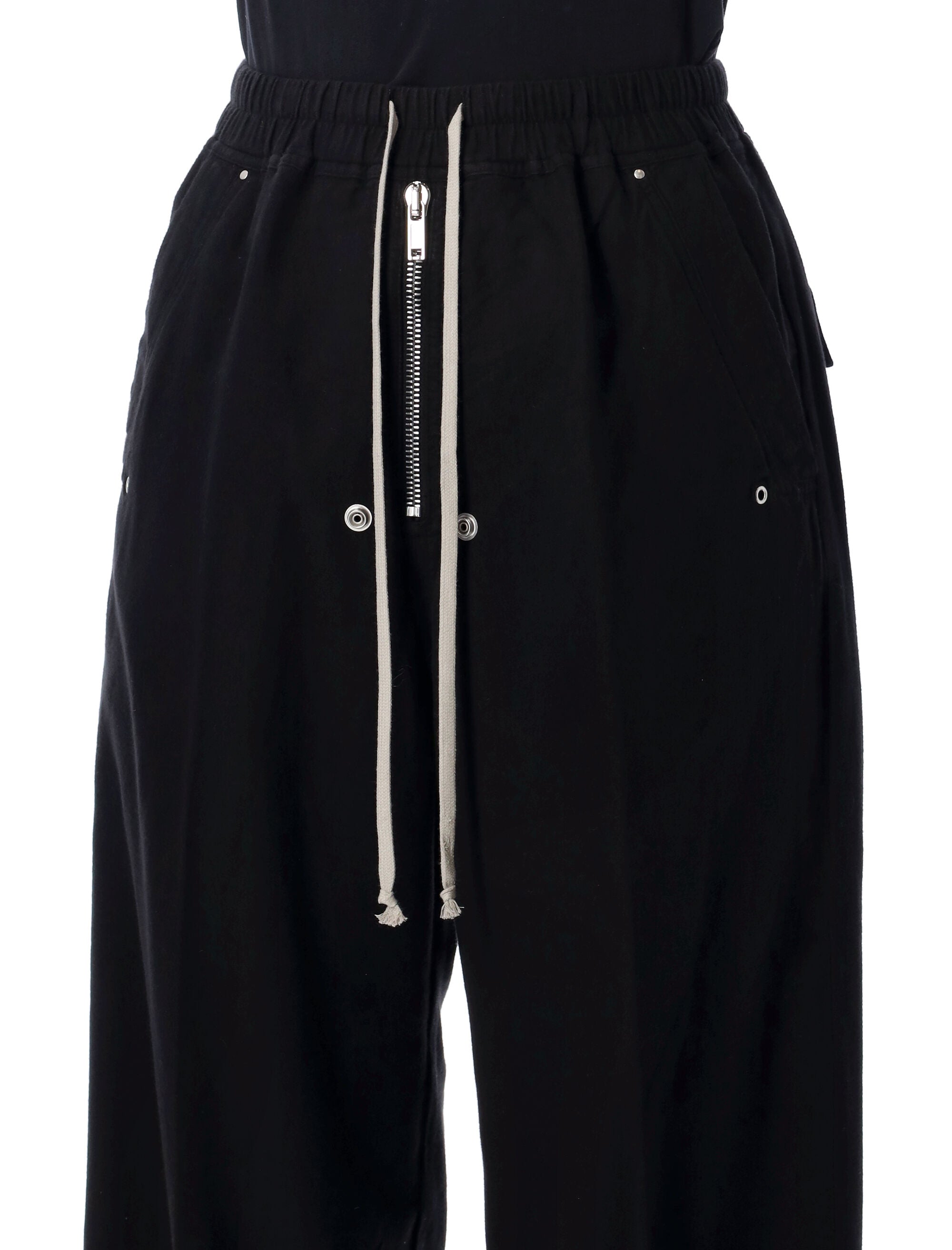 RICK OWENS Avant-Garde High-Waisted Wide Leg Pants