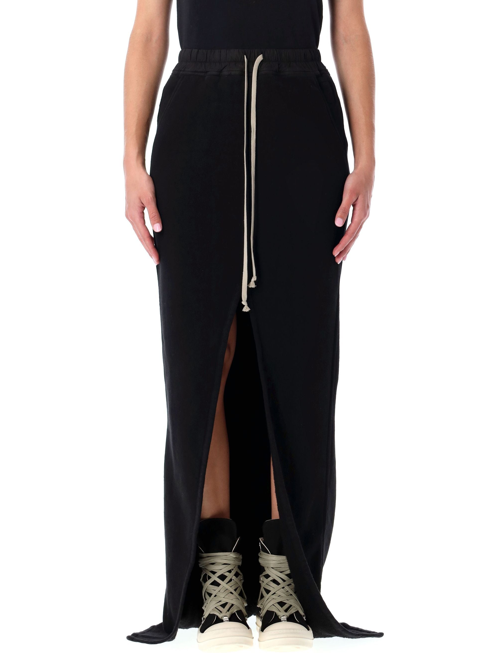 RICK OWENS Avant-Garde Slit Skirt - Size S