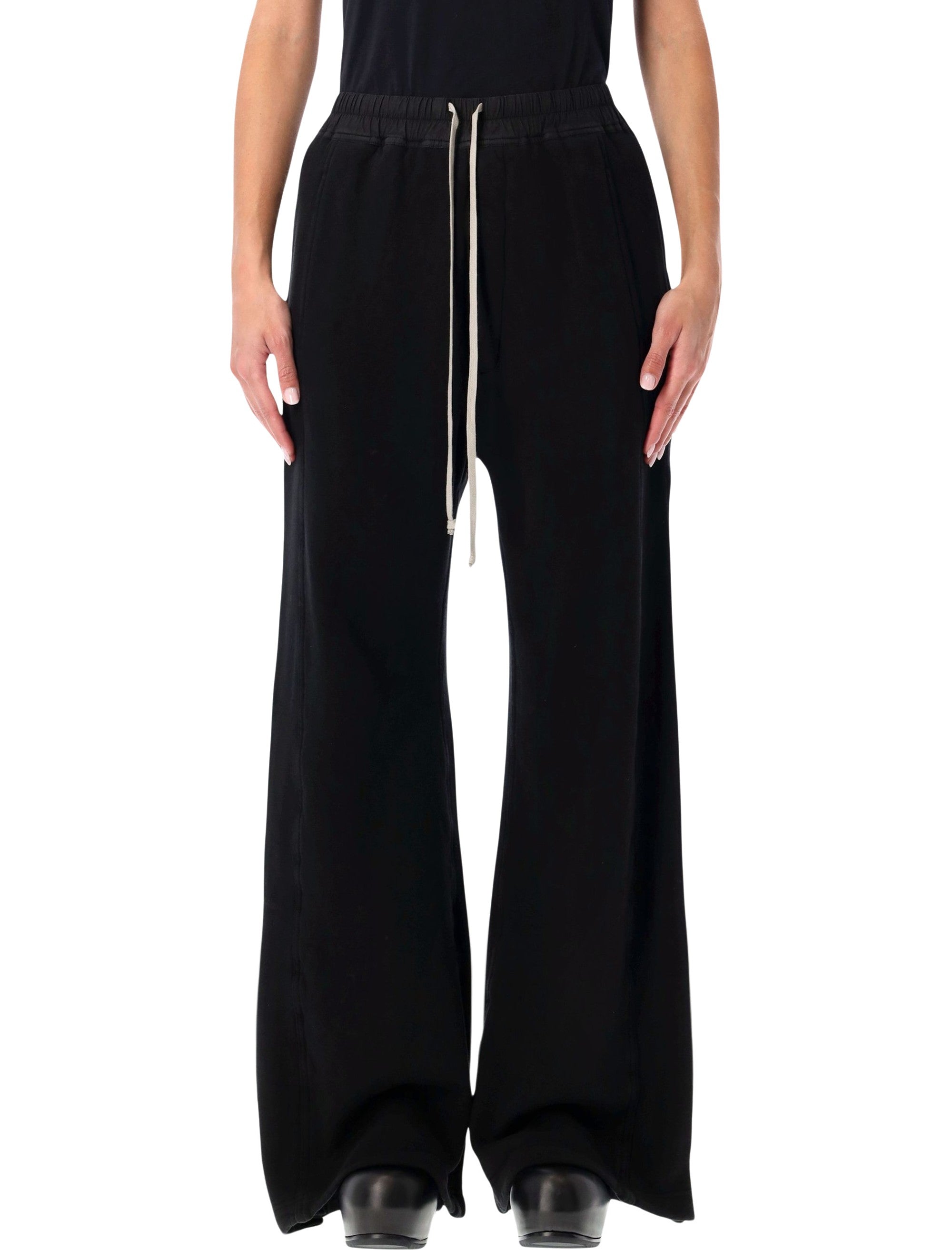 RICK OWENS Wide-Leg Pusher Pants - Floor-Length