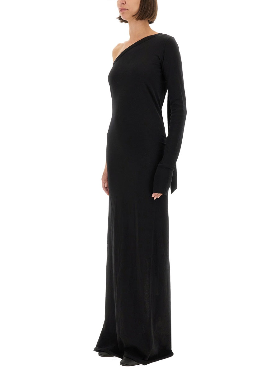DRKSHDW One-Shoulder Long Dress with Back Slit
