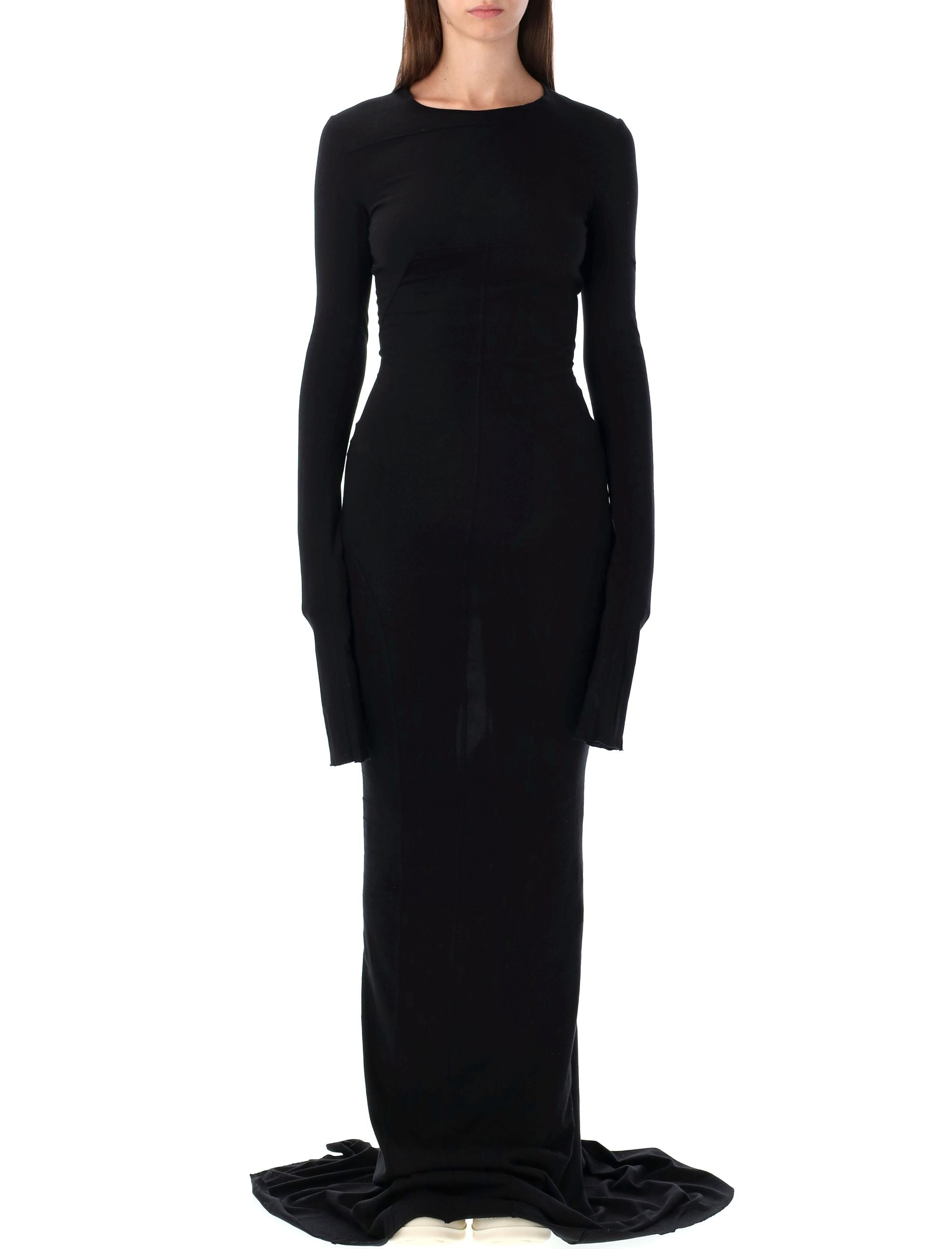 RICK OWENS Floor-Length Slim Fit T-Shirt Gown