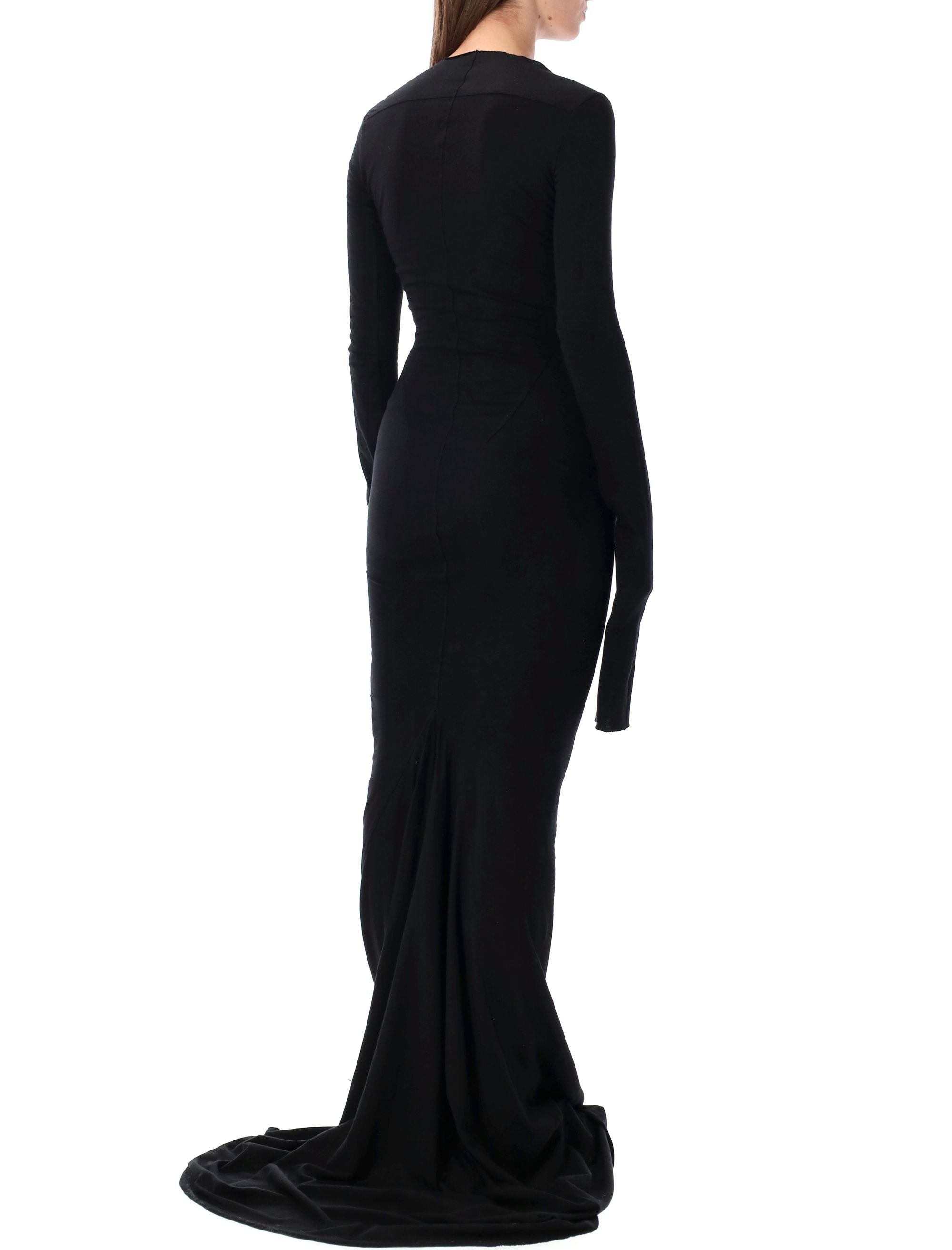 RICK OWENS Floor-Length Slim Fit T-Shirt Gown