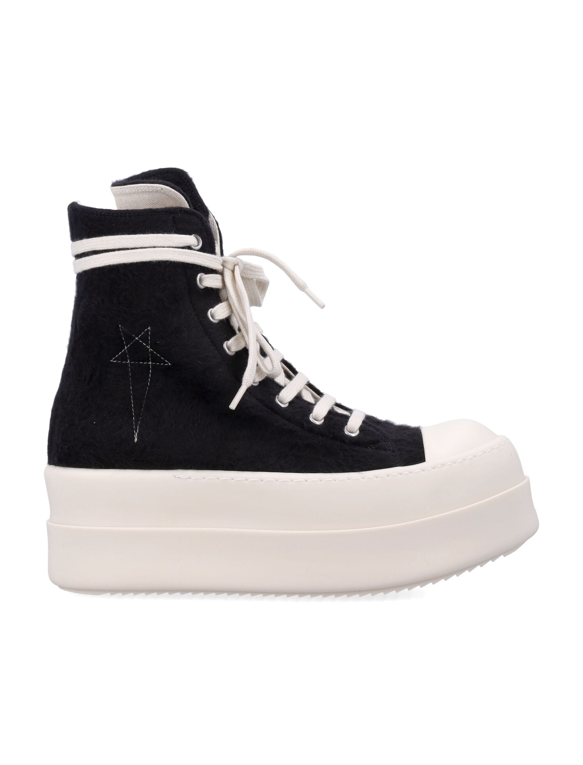 RICK OWENS Double Bumper Sneakers with Pentagram Detail for Women