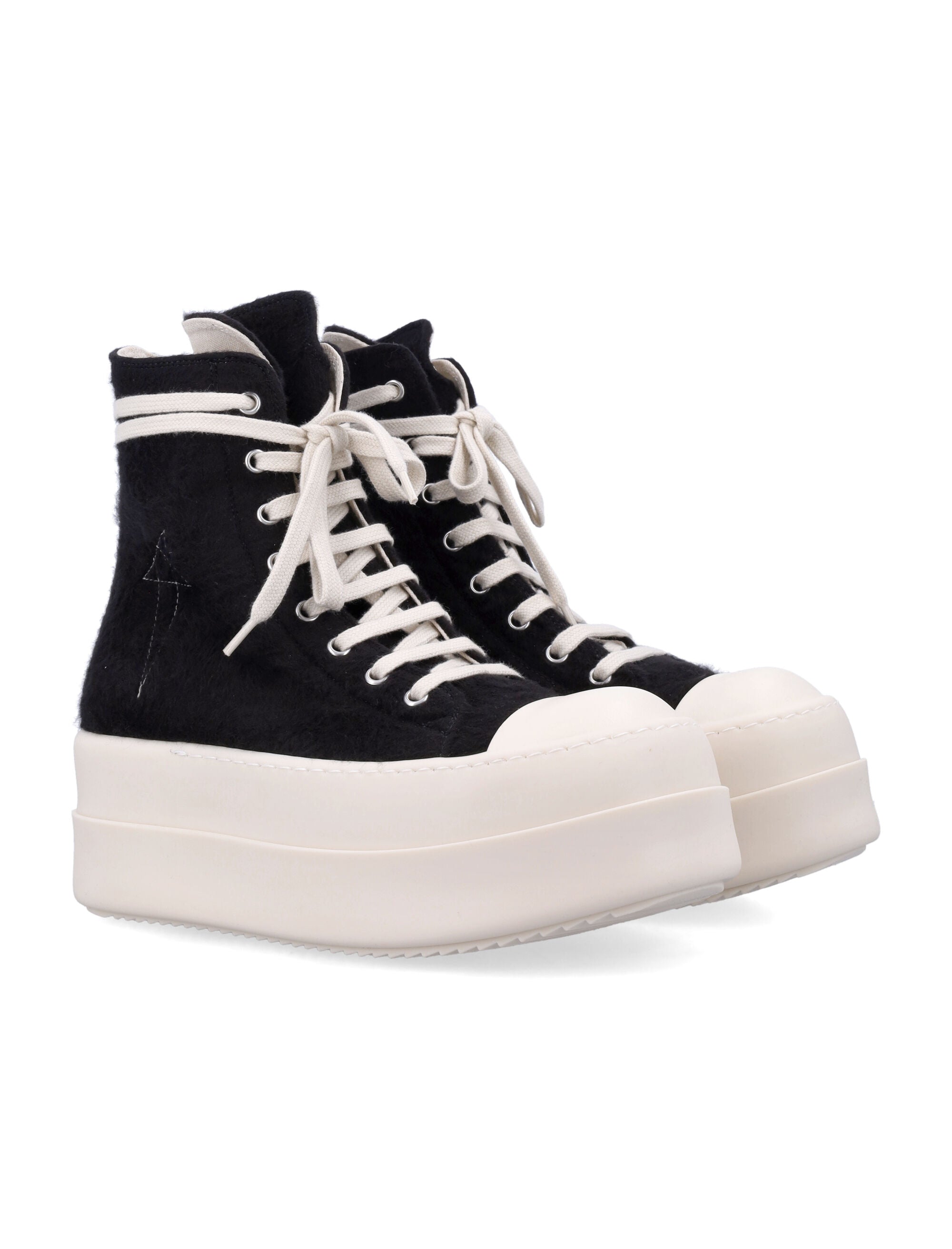 RICK OWENS Double Bumper Sneakers with Pentagram Detail for Women