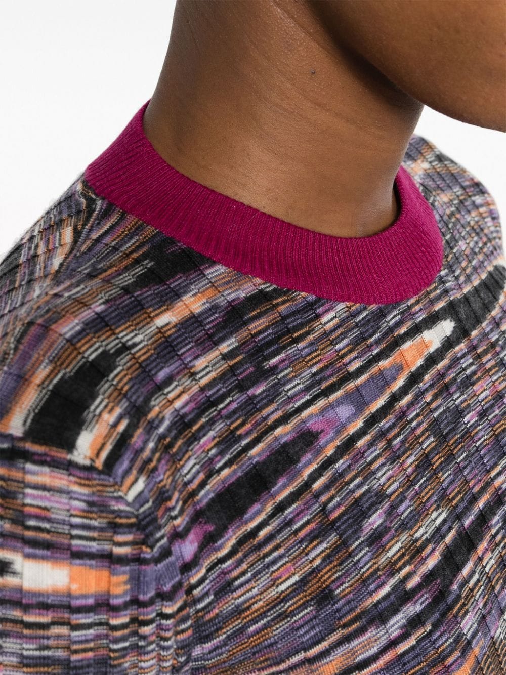 MISSONI Abstract Pattern Cashmere-Silk Blend Sweater