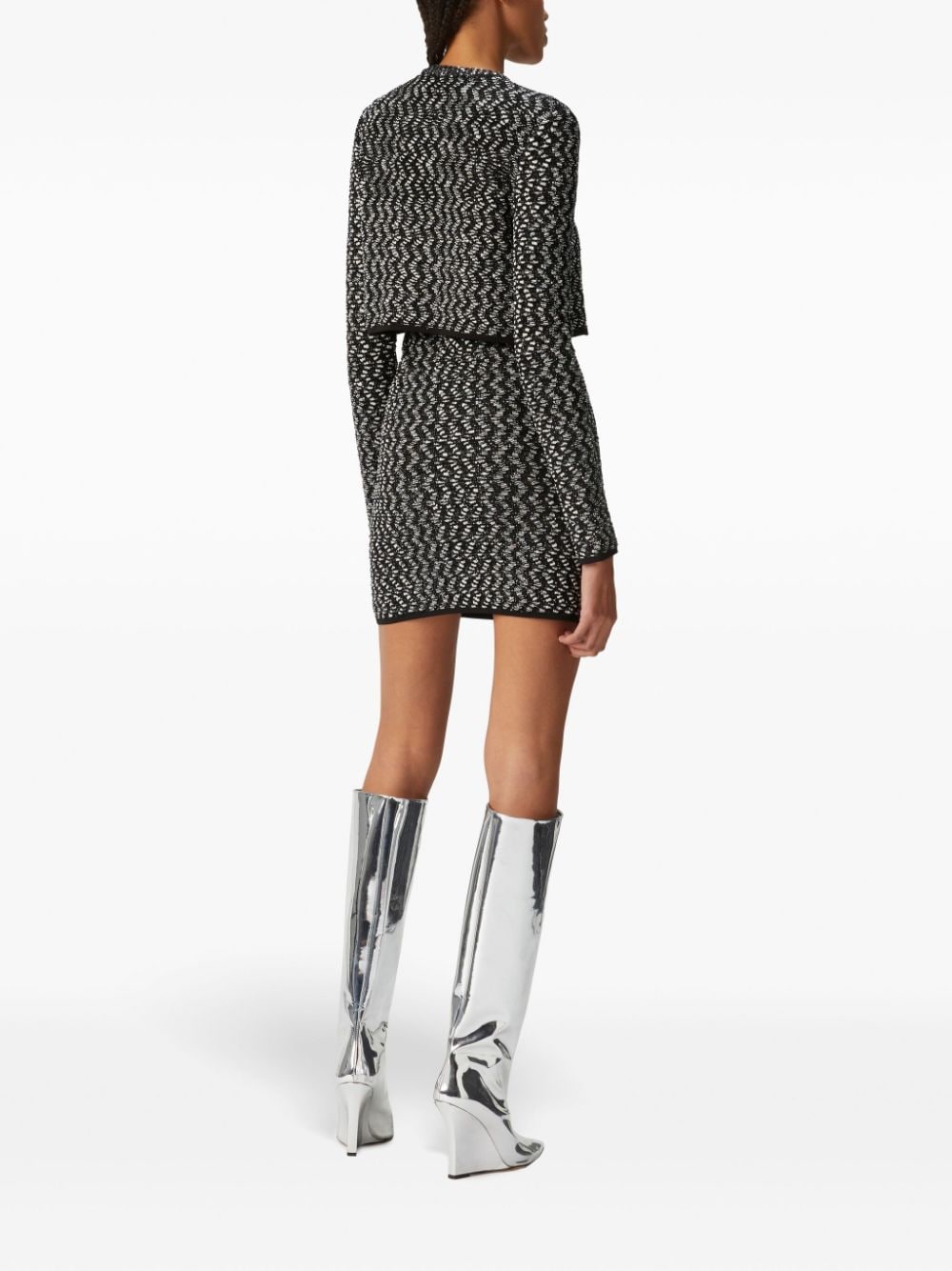 MISSONI Sequin Embellished Cropped Sweater