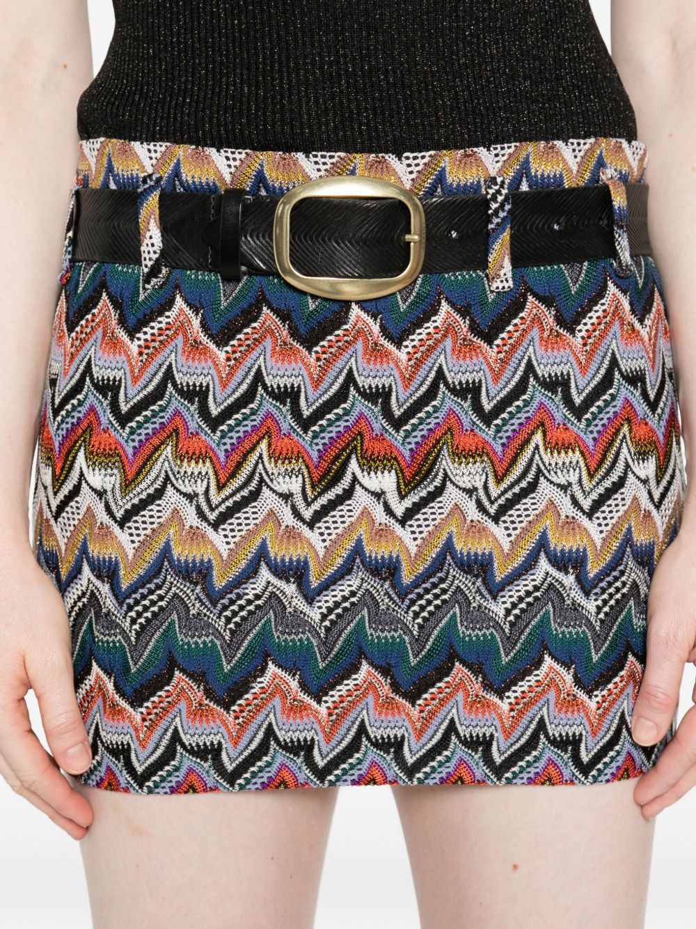 MISSONI Wool Blend Mini Skirt