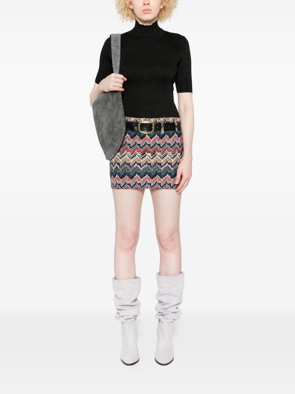 MISSONI Wool Blend Mini Skirt