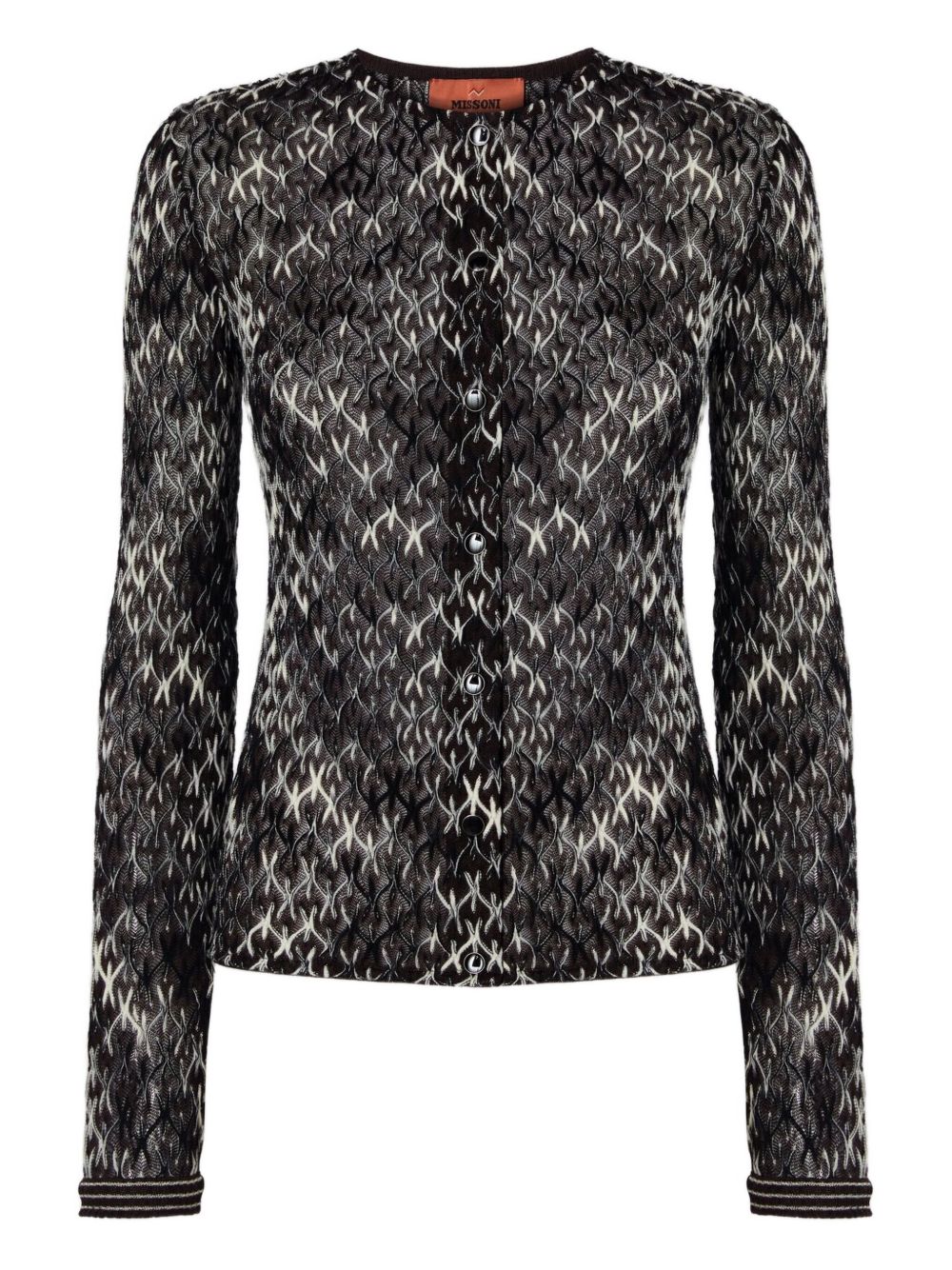 MISSONI Wool Blend Cardigan with Long Sleeves