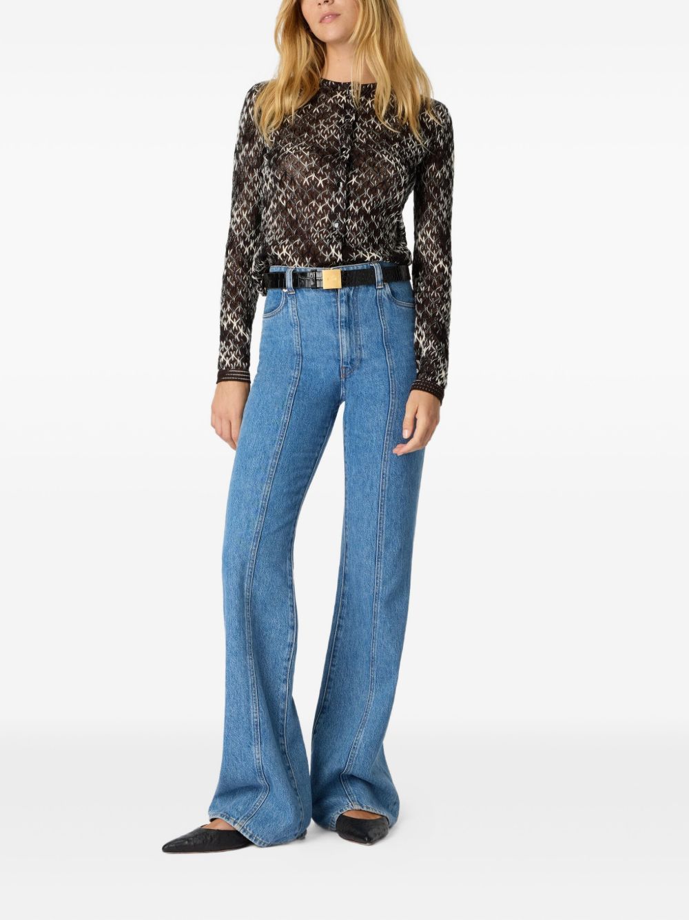 MISSONI Wool Blend Cardigan with Long Sleeves