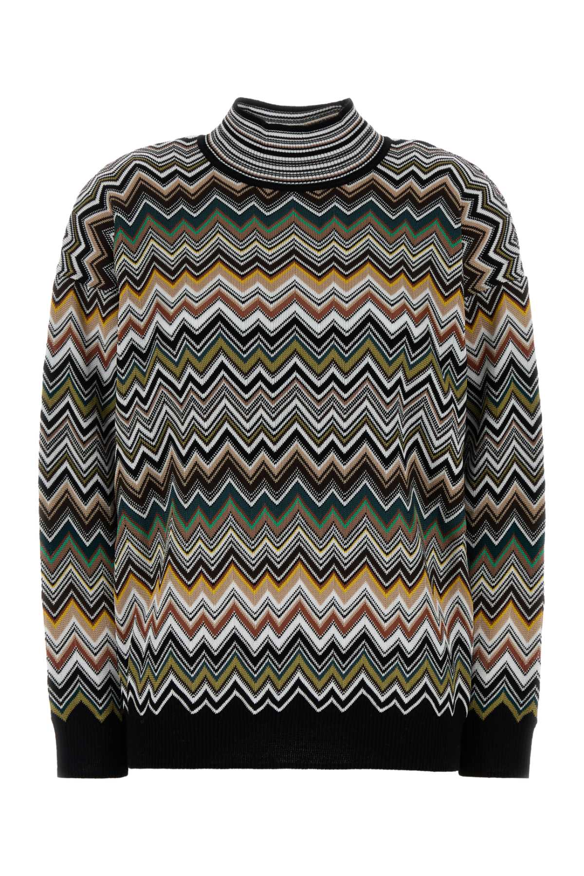 MISSONI Embroidered Viscose Blend Sweater - Size SM
