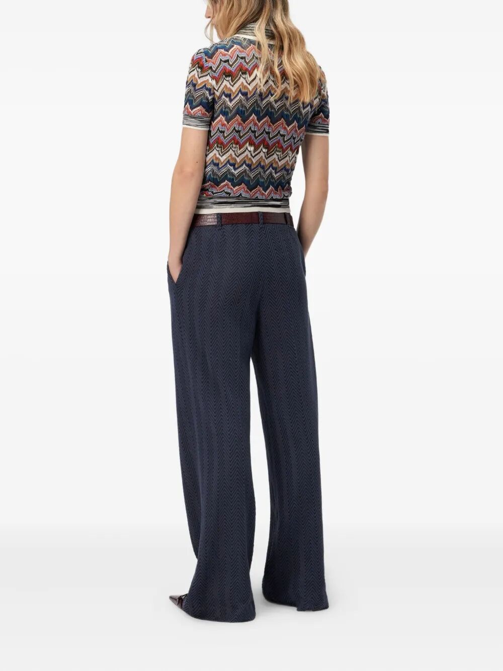 MISSONI Women's Polo Neck Sweater - FW25 Collection