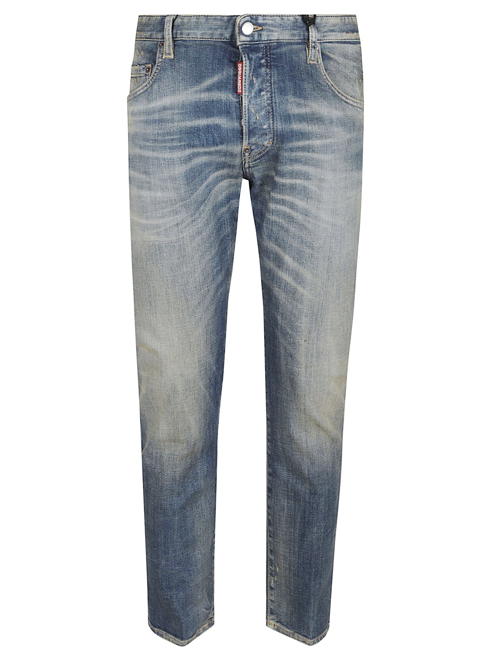 DSQUARED2 Slim Fit Vintage Stretch Denim Jeans