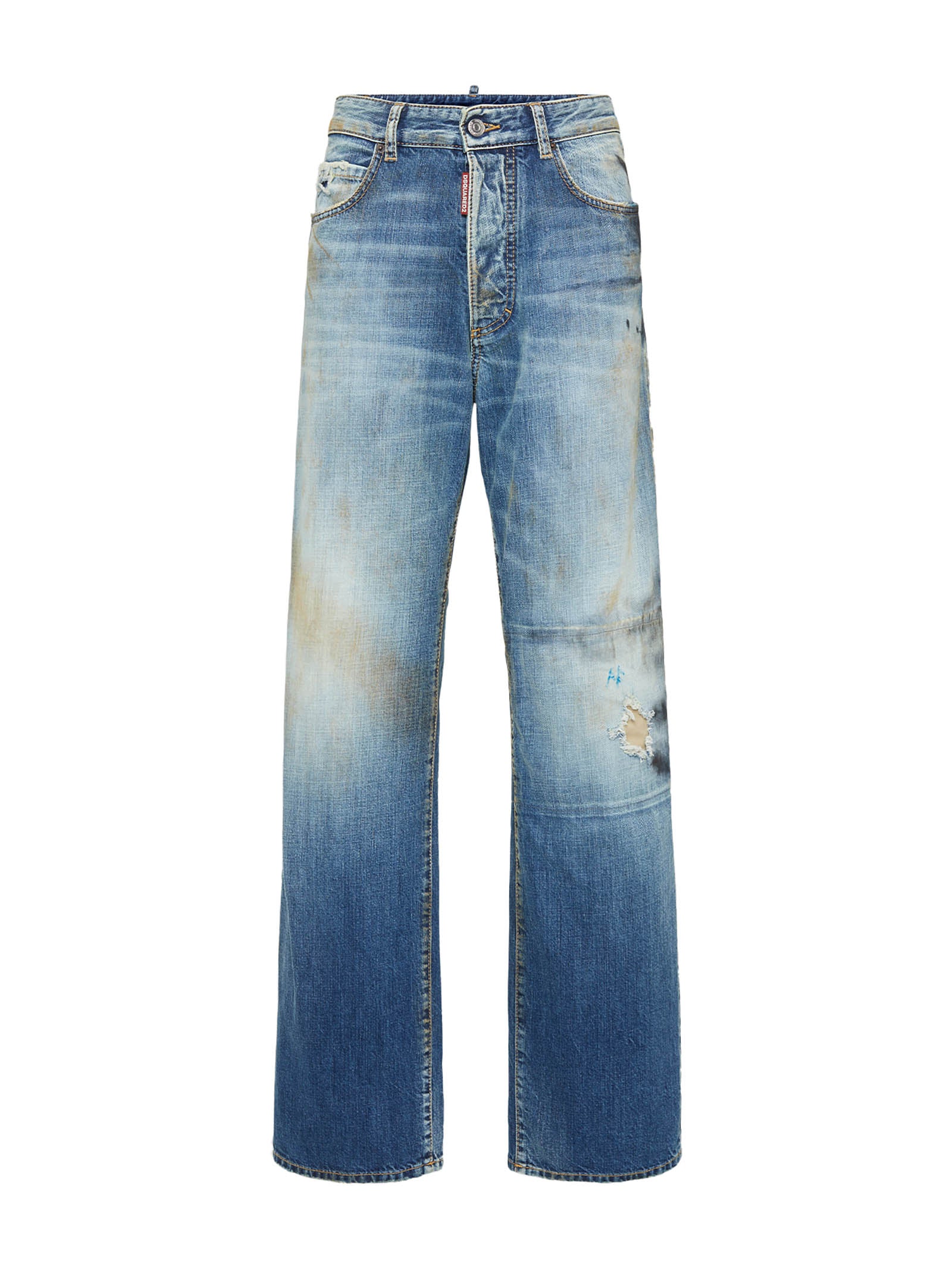 DSQUARED2 Stylish Distressed Denim Jeans for Women Size 42 IT