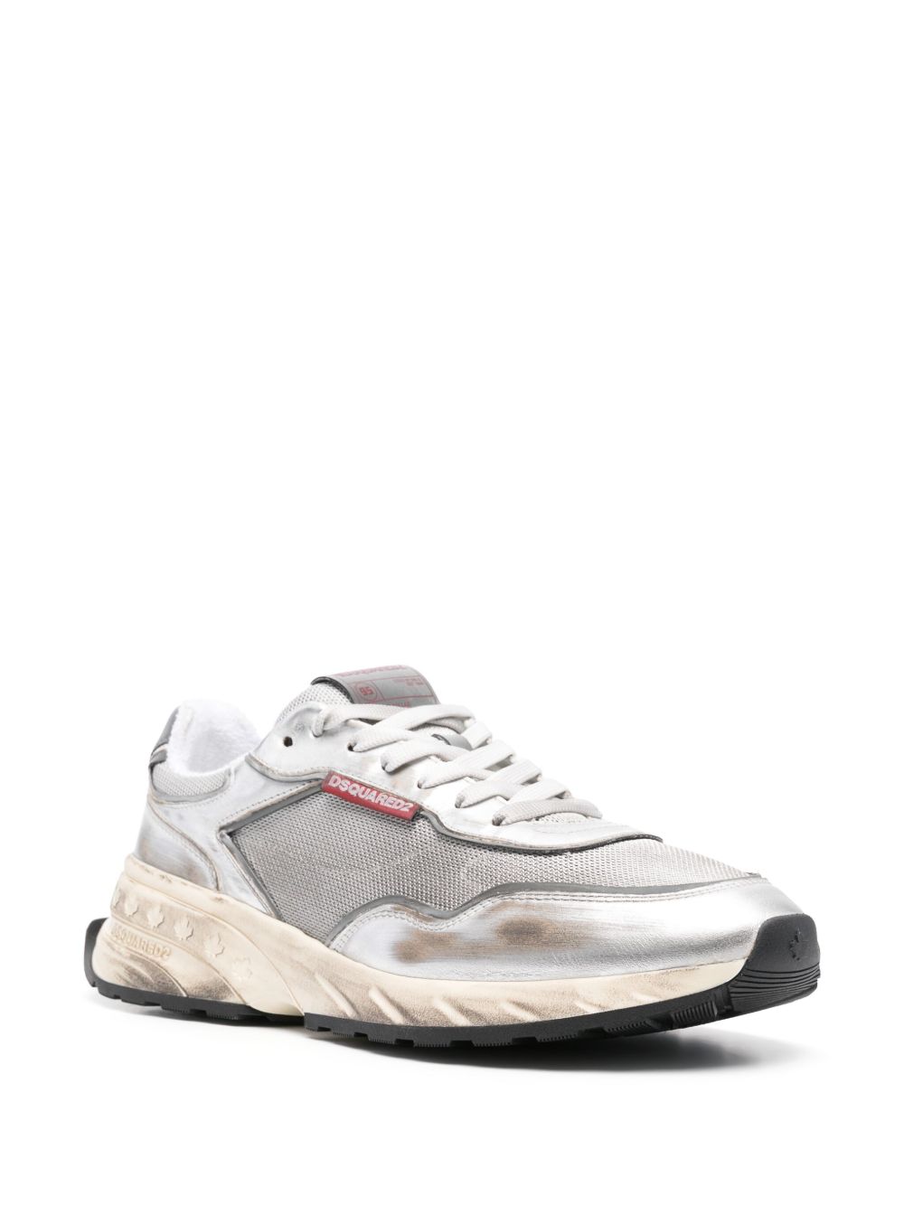 DSQUARED2 Vintage Effect Sneaker for Men - SPRING SUMMER 25