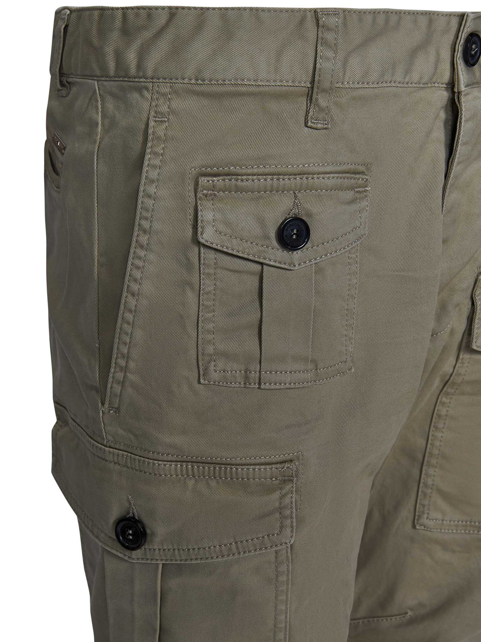 DSQUARED2 Slim-Fit Cargo Trousers - Size 48 IT