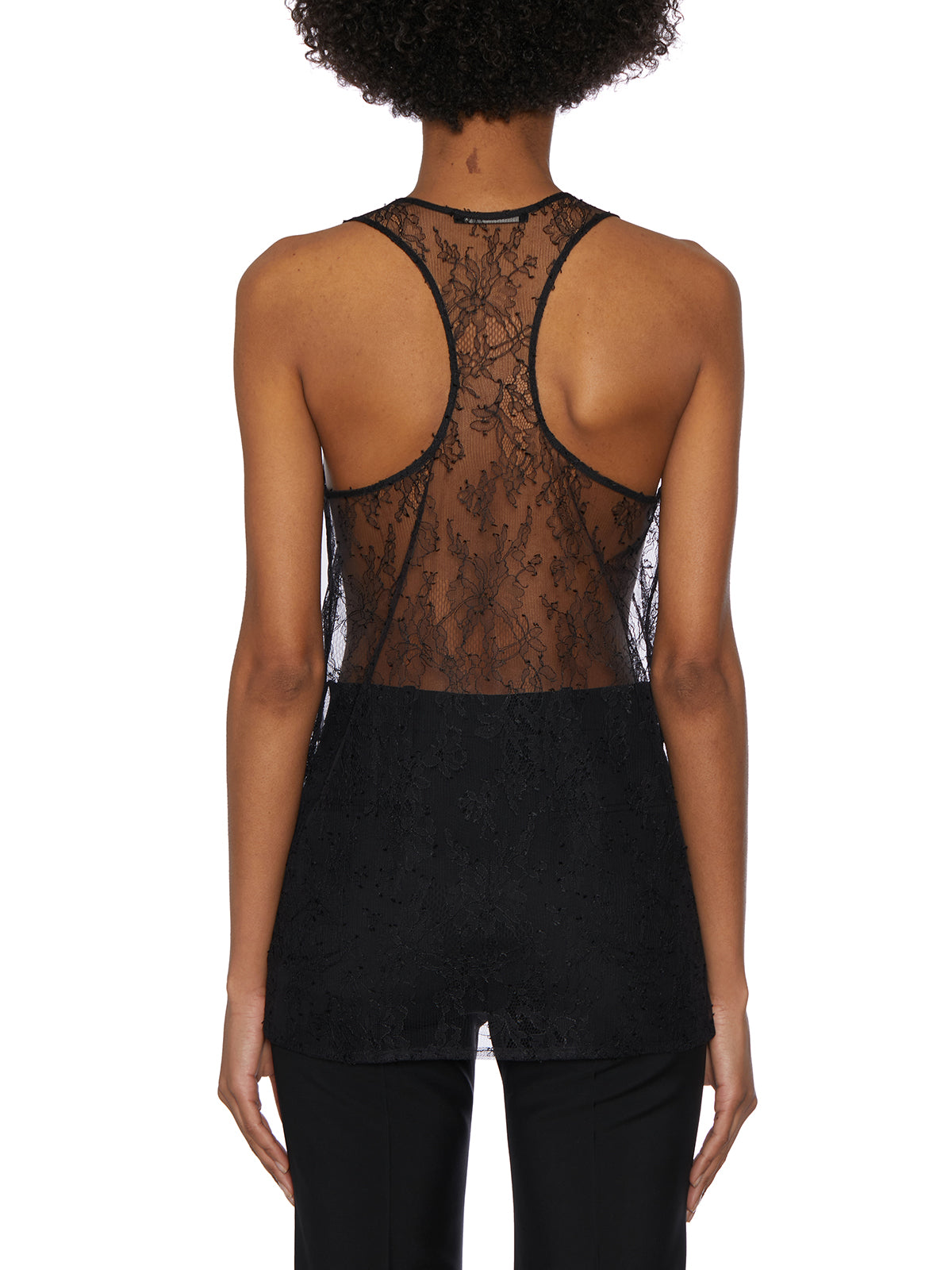 CHRISTIAN BOARO Lace Mini Tank Top - Size S