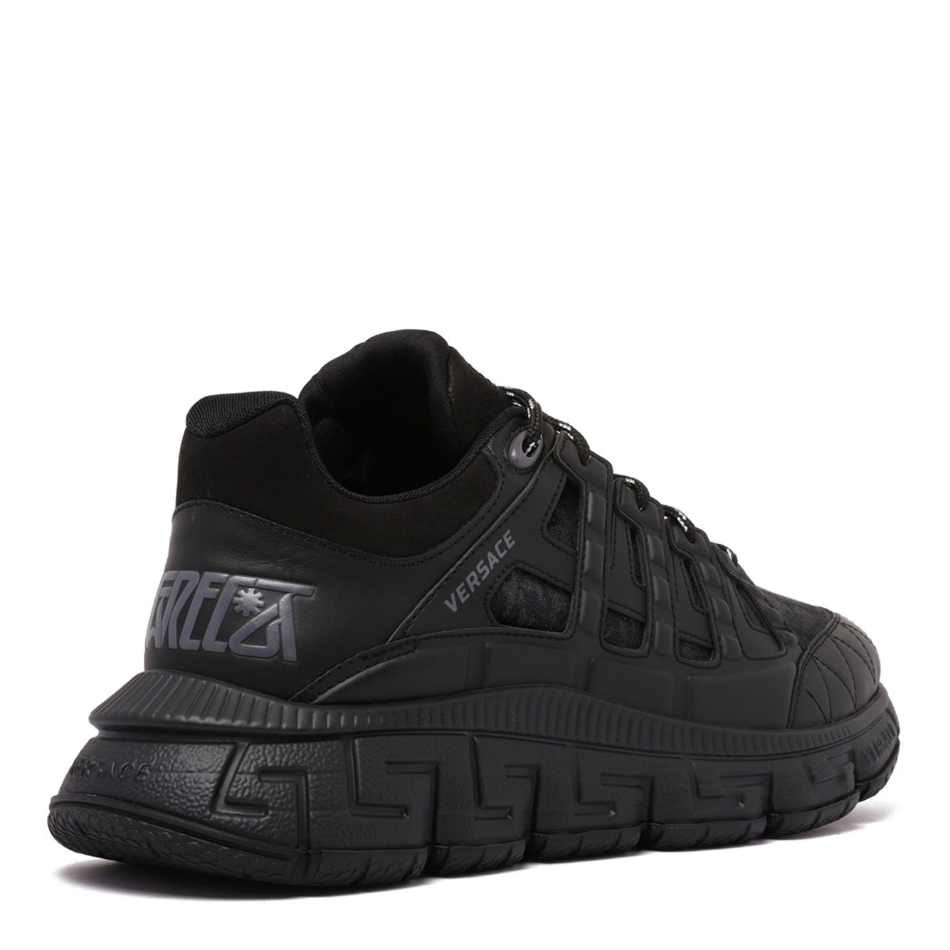 VERSACE Sleek Men's Anthracite Sneakers