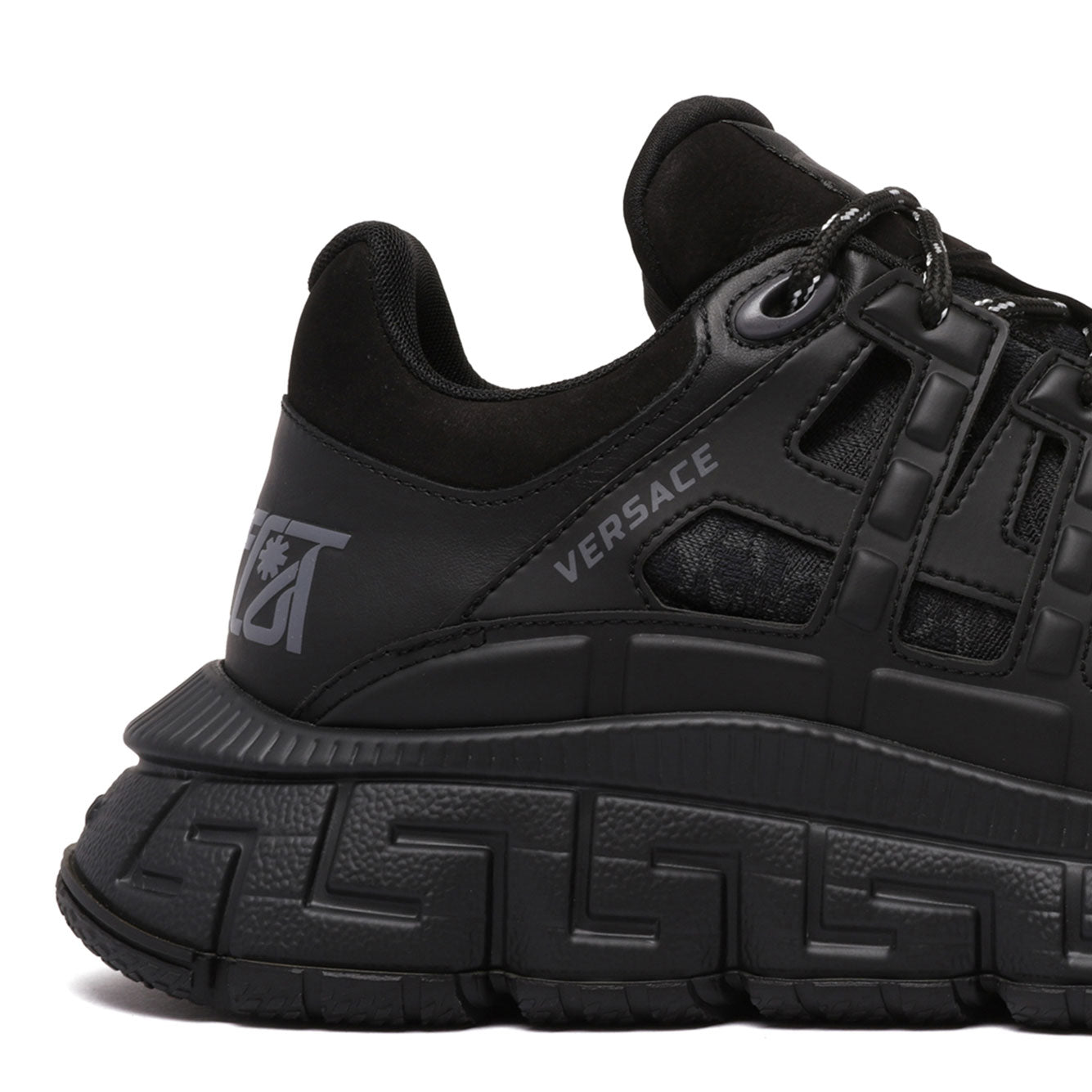 VERSACE Sleek Men's Anthracite Sneakers