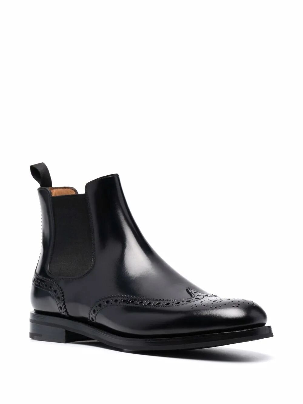 CHURCH'S Brogue-Detail Chelsea Boots for Women