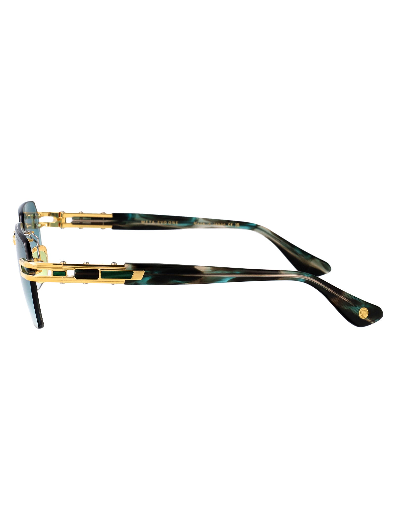 DITA EYEWEAR Arctic Sky Swirl Gradient Metal Sunglasses