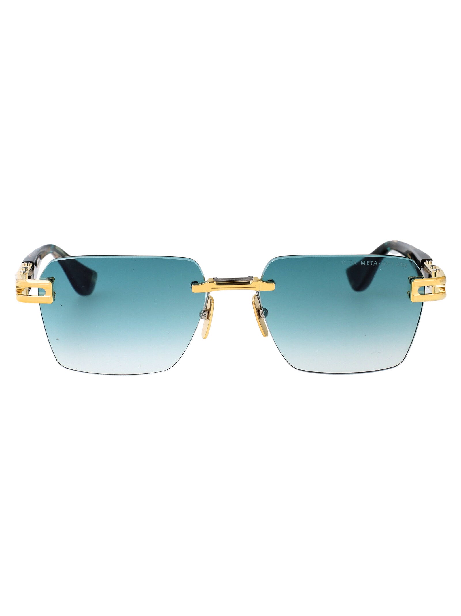 DITA EYEWEAR Arctic Sky Swirl Gradient Metal Sunglasses