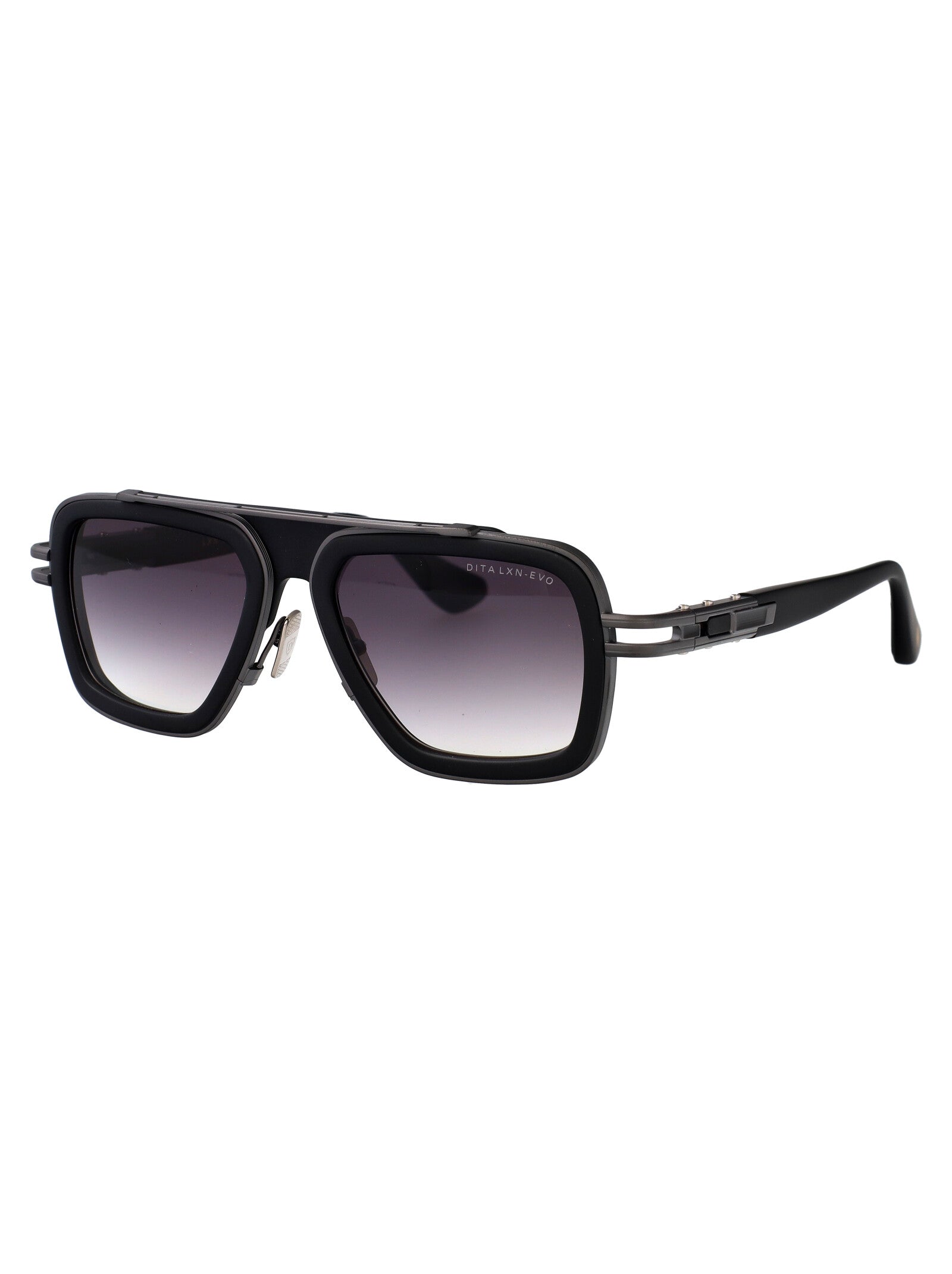 DITA EYEWEAR Matte Black Acetate Sunglasses