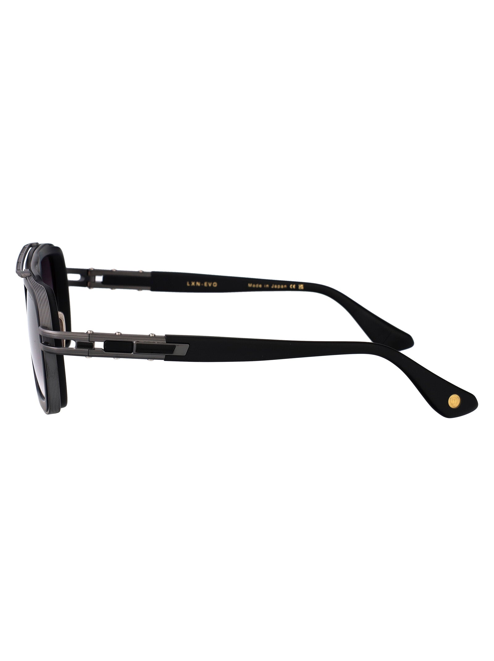 DITA EYEWEAR Matte Black Acetate Sunglasses