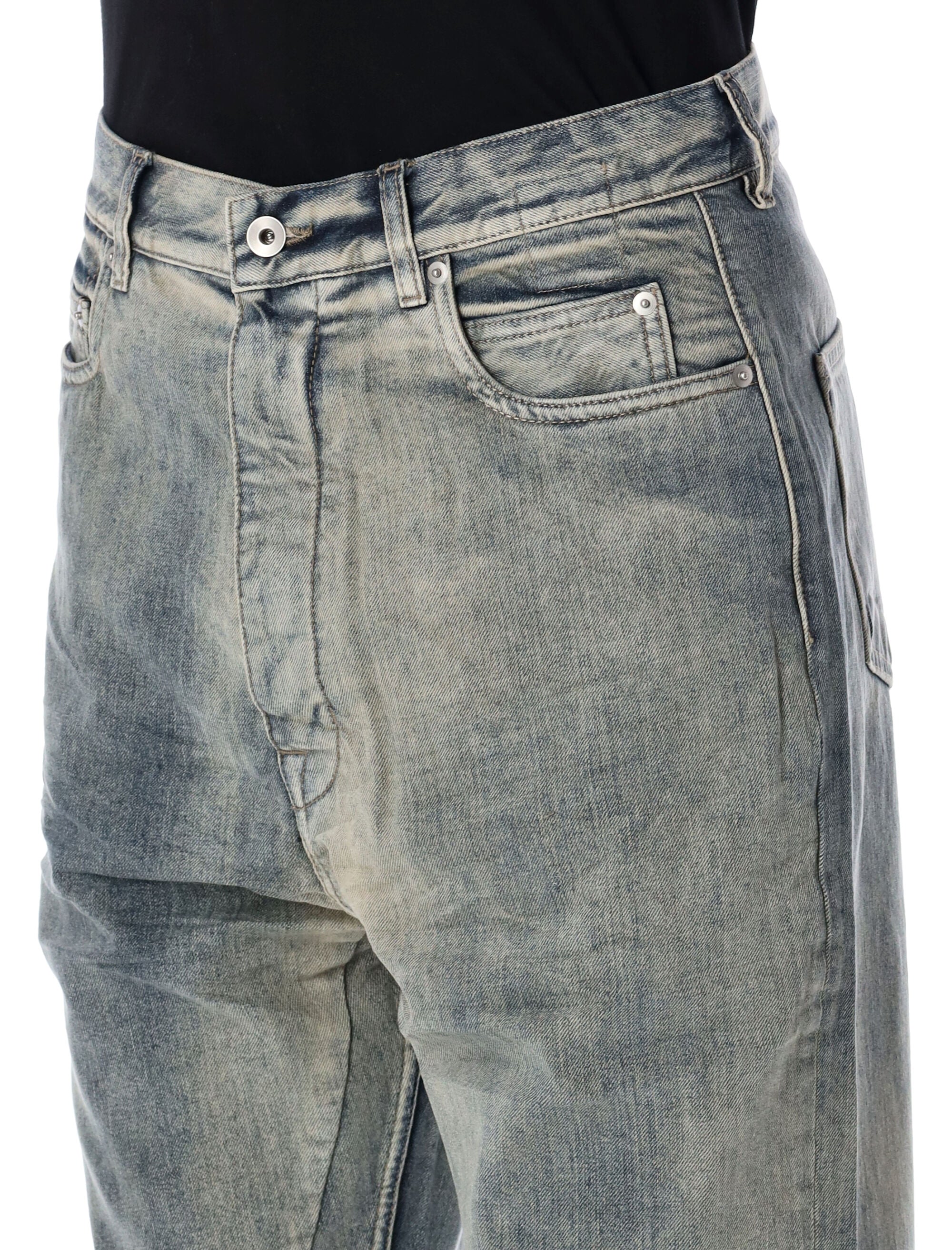 DRKSHDW Bootcut Jeans with Faded Effect - High Waist