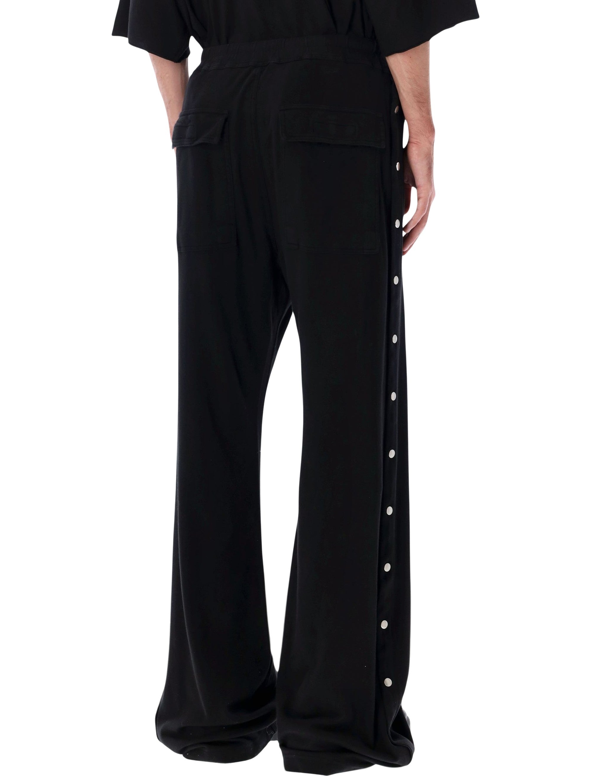 RICK OWENS Avant-Garde Relaxed Tailored Pusher Pants - Floor-Length Wide Leg