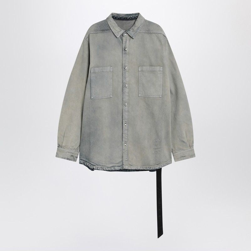 DRKSHDW Oversized Jumbo Shirt in Vintage Denim