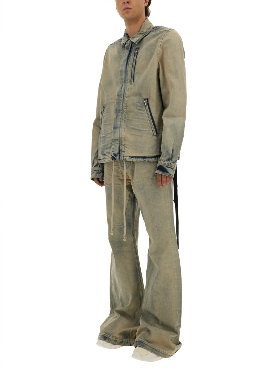 DRKSHDW Concealed Zip Front Jacket for Men