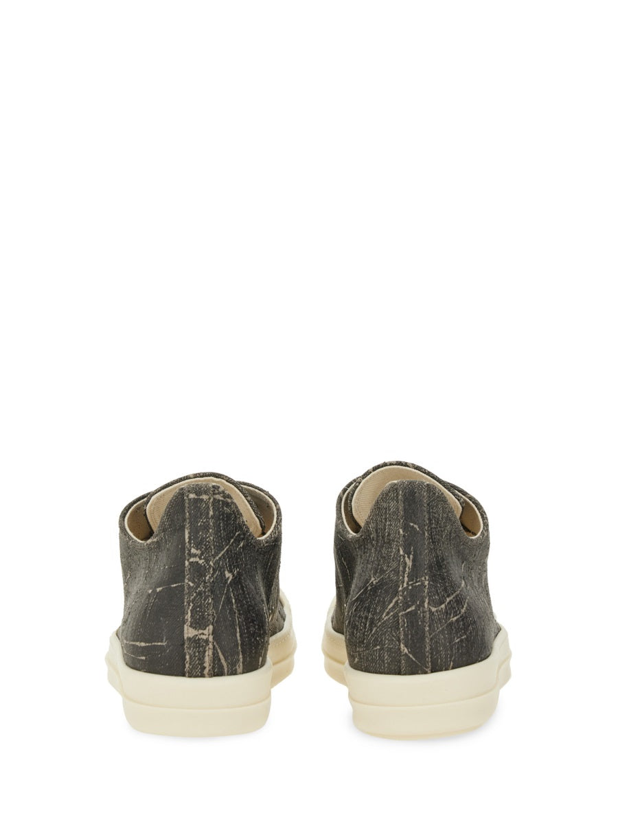 DRKSHDW Low Denim-Effect Fabric Sneakers for Men