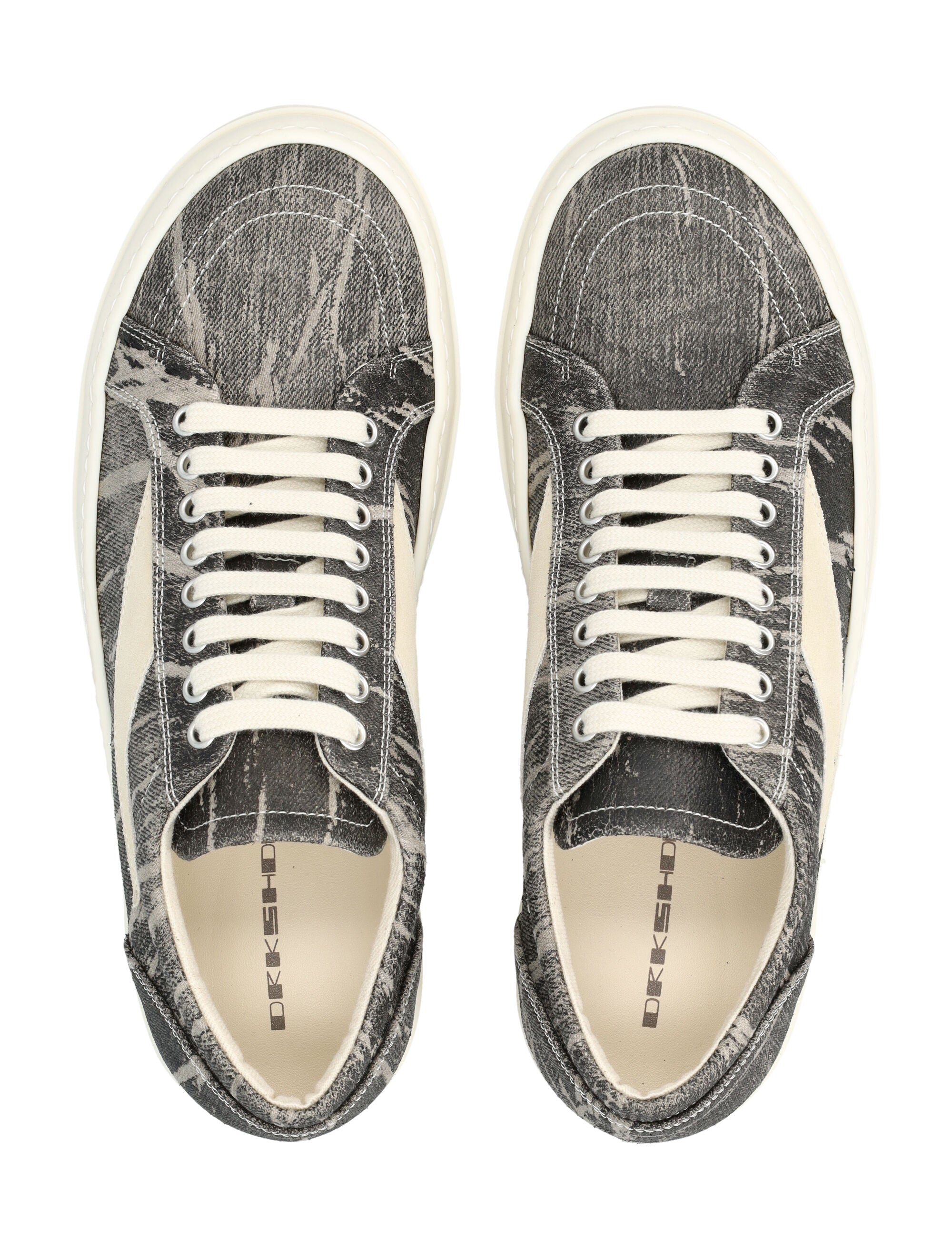 DRKSHDW Vintage Denim-Effect Fabric Sneaker for Men