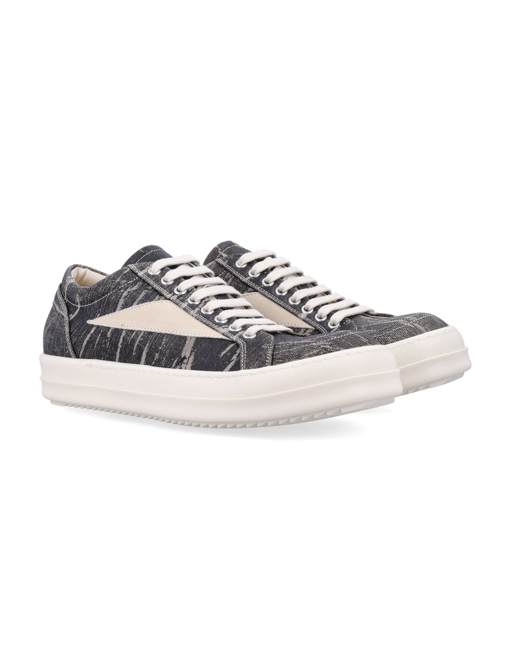 DRKSHDW Vintage Denim-Effect Fabric Sneaker for Men