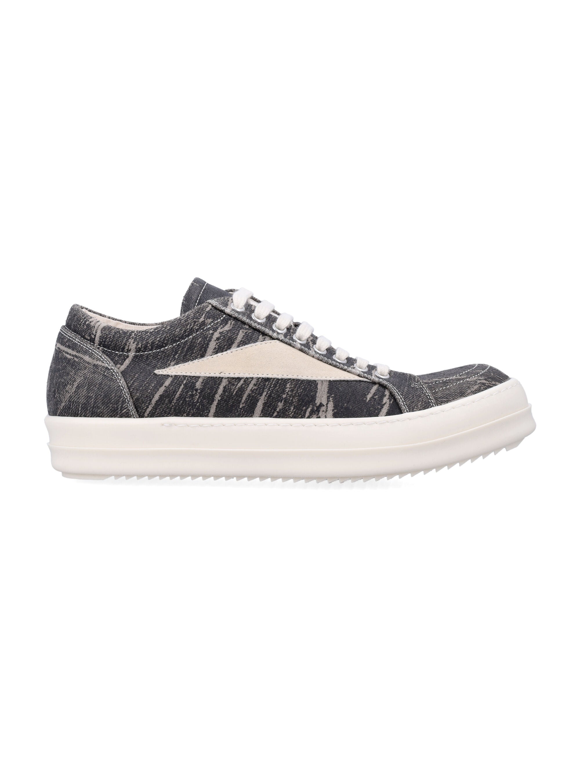 DRKSHDW Vintage Denim-Effect Fabric Sneaker for Men