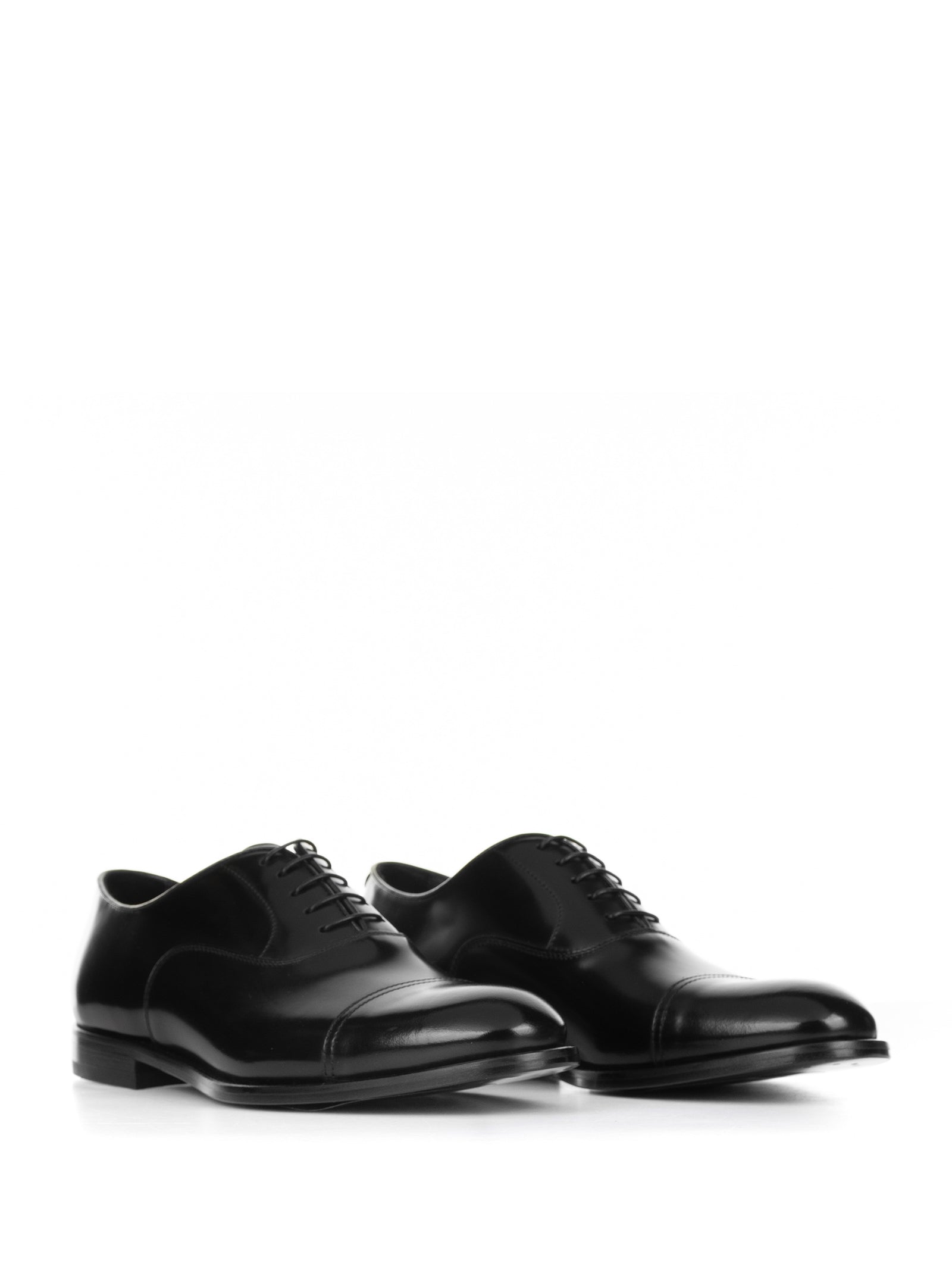 DOUCAL'S Classic Leather Oxford with Cap Toe for Men