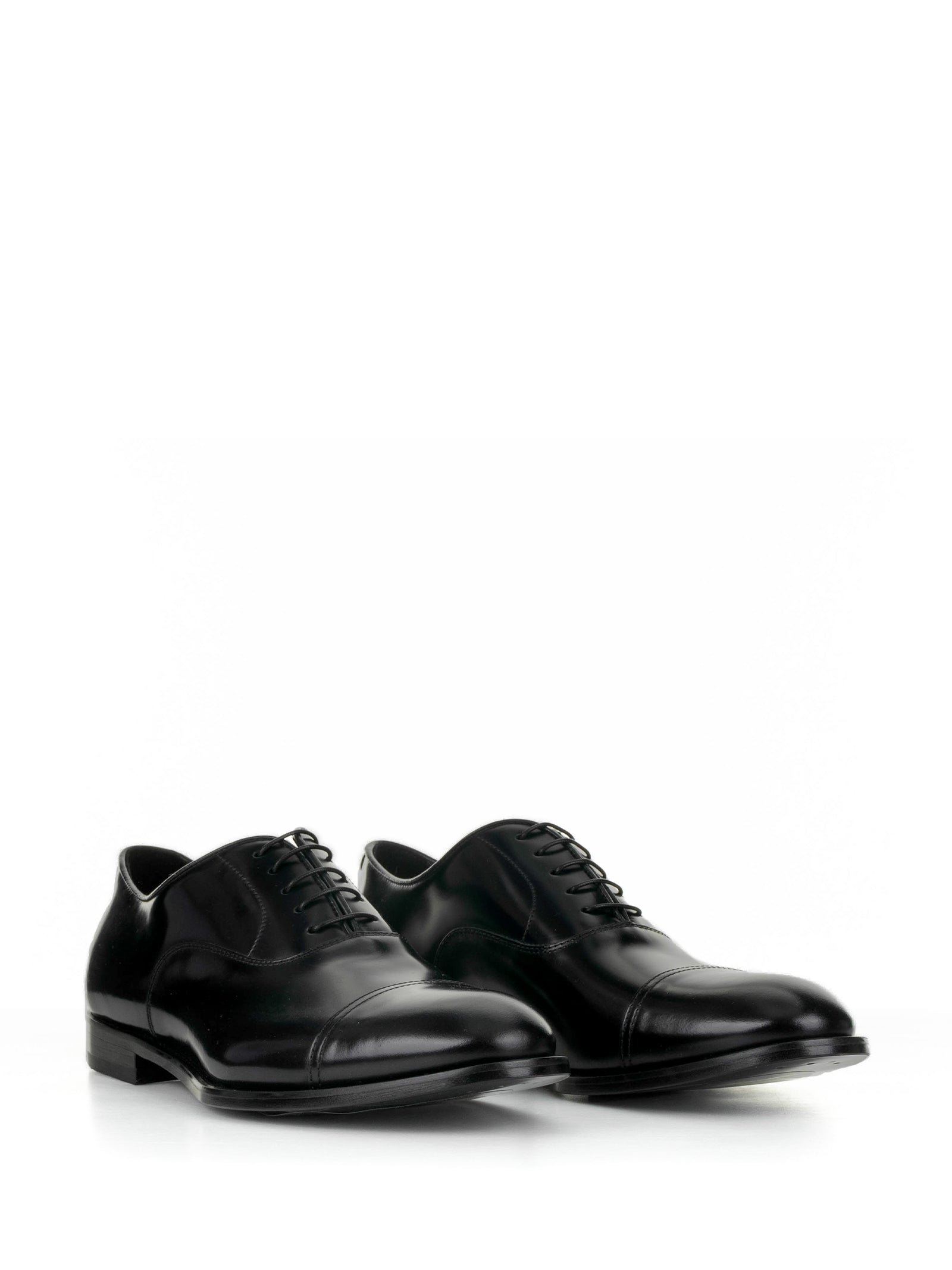 DOUCAL'S Classic Leather Oxford with Cap Toe for Men