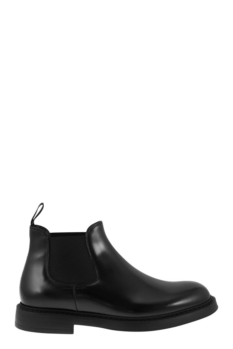 DOUCAL'S Men's Chelsea Leather Ankle Boot