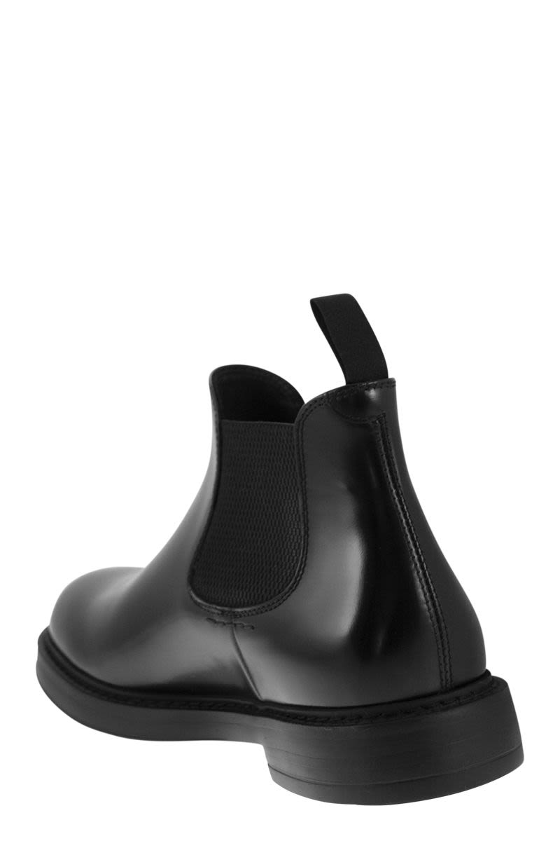 DOUCAL'S Men's Chelsea Leather Ankle Boot