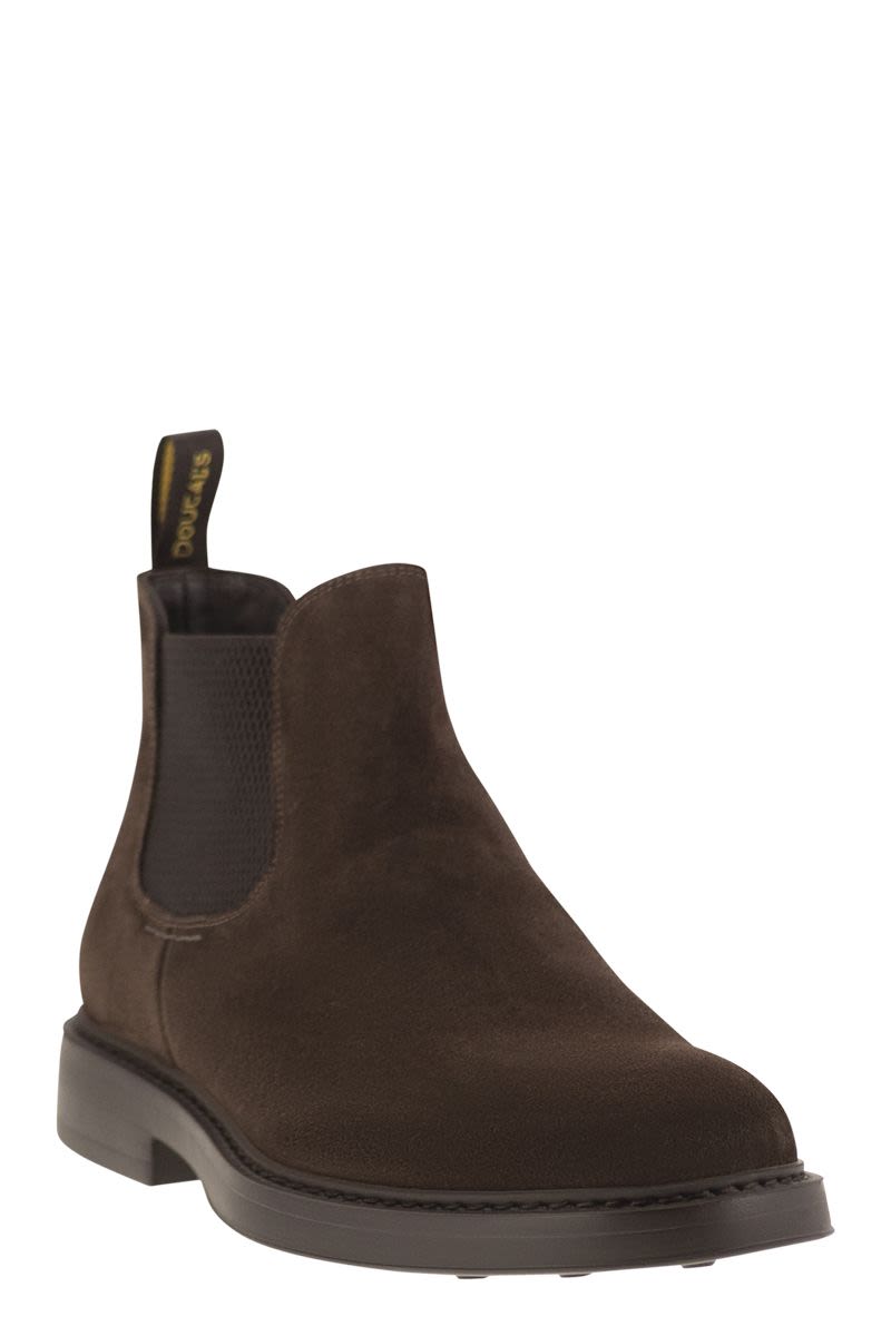 DOUCAL'S Suede Chelsea Boot for Men